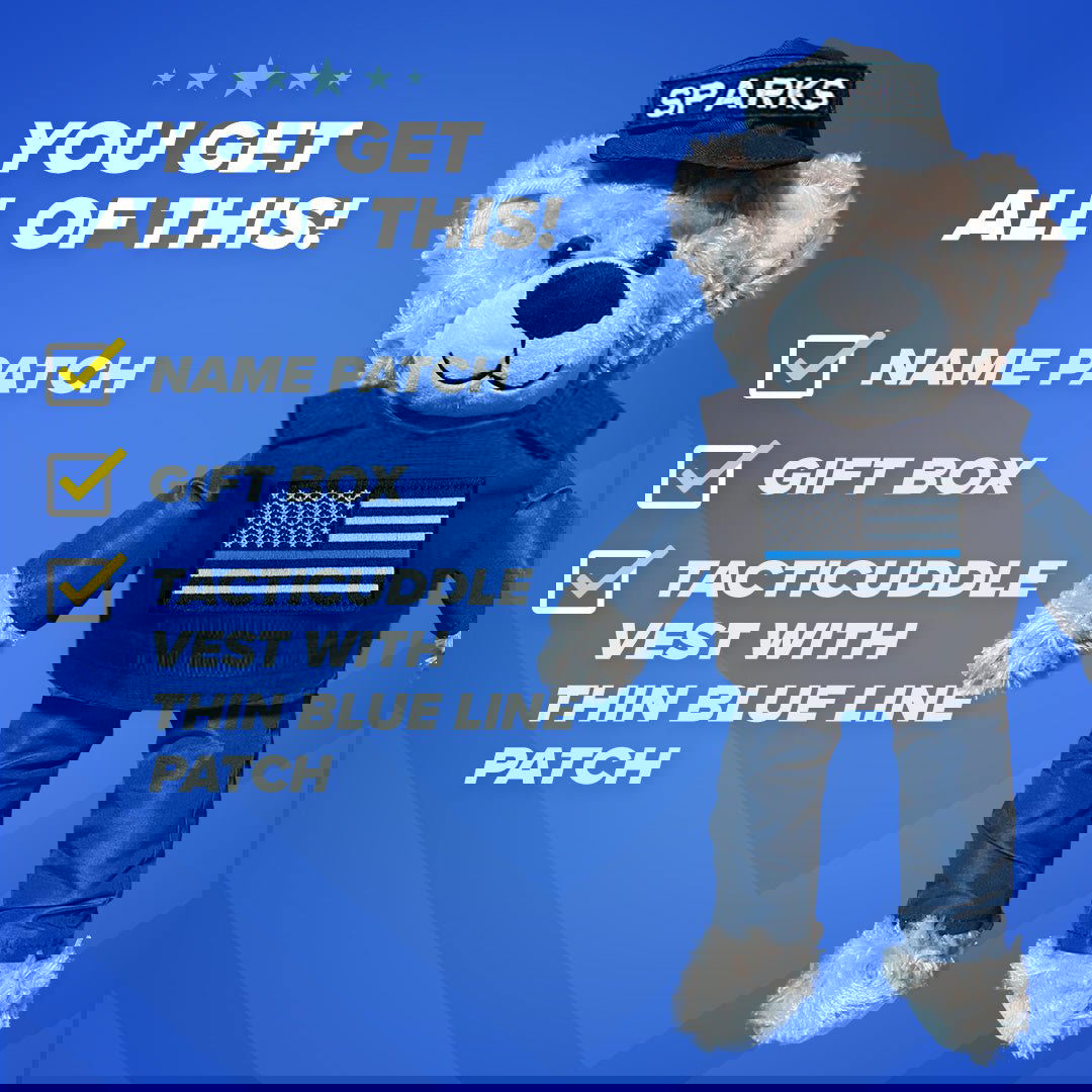 Police Teddy Bear Tacticuddle Bundle