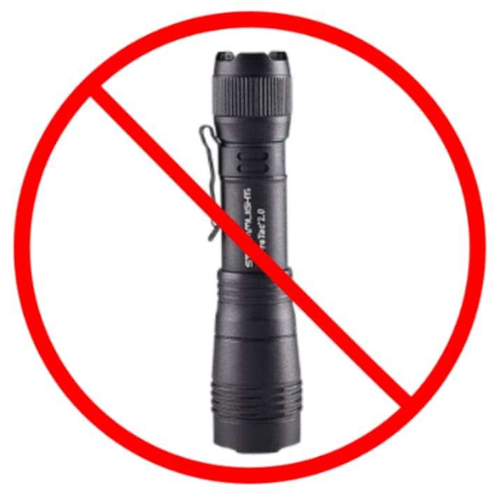 1" Flashlight Holder