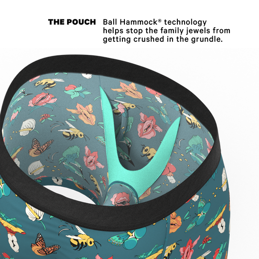 The Pollination Station | Birds and Bees Ball Hammock® Pouch Underwear With Fly