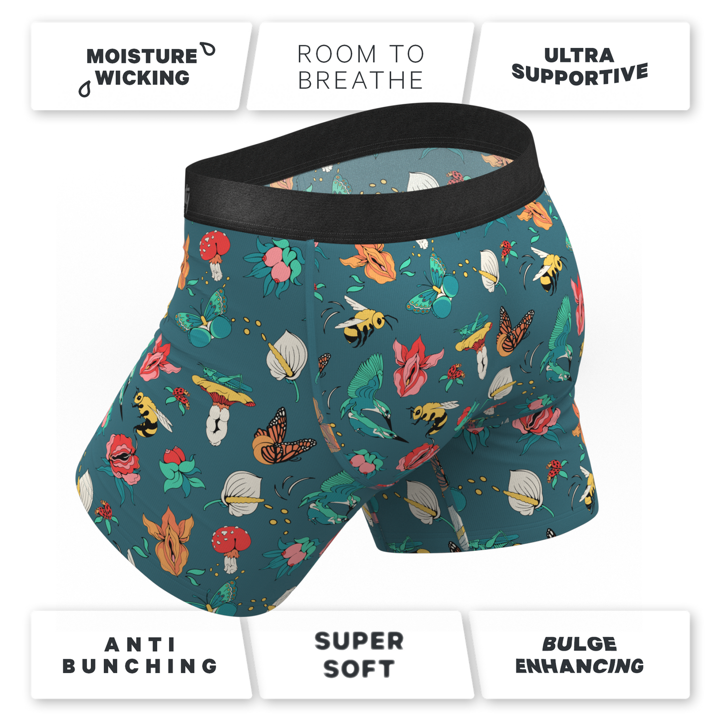 The Pollination Station | Birds and Bees Ball Hammock® Pouch Underwear