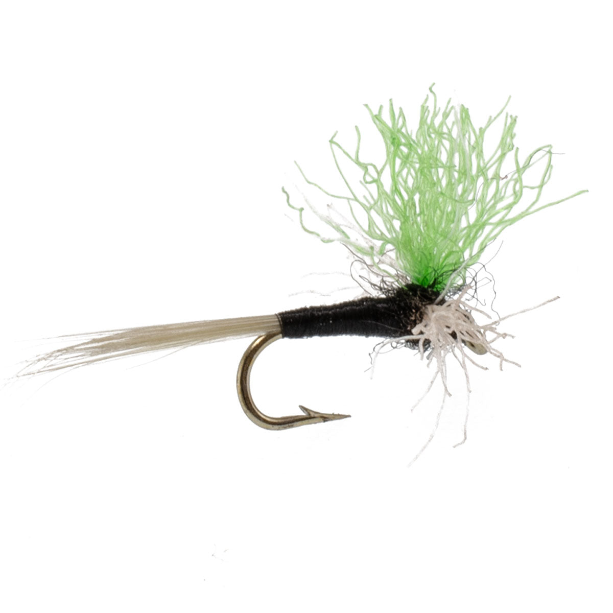 Trico Spinner High Visibility Green Post 6 Flies Hook Size 20