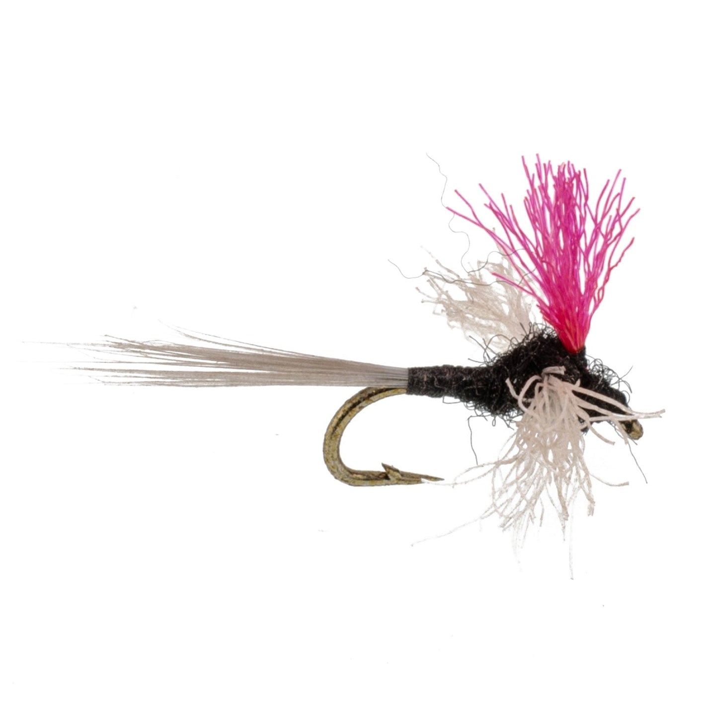 Trico Spinner High Visibility Pink Post 12 Flies Hook Size 22