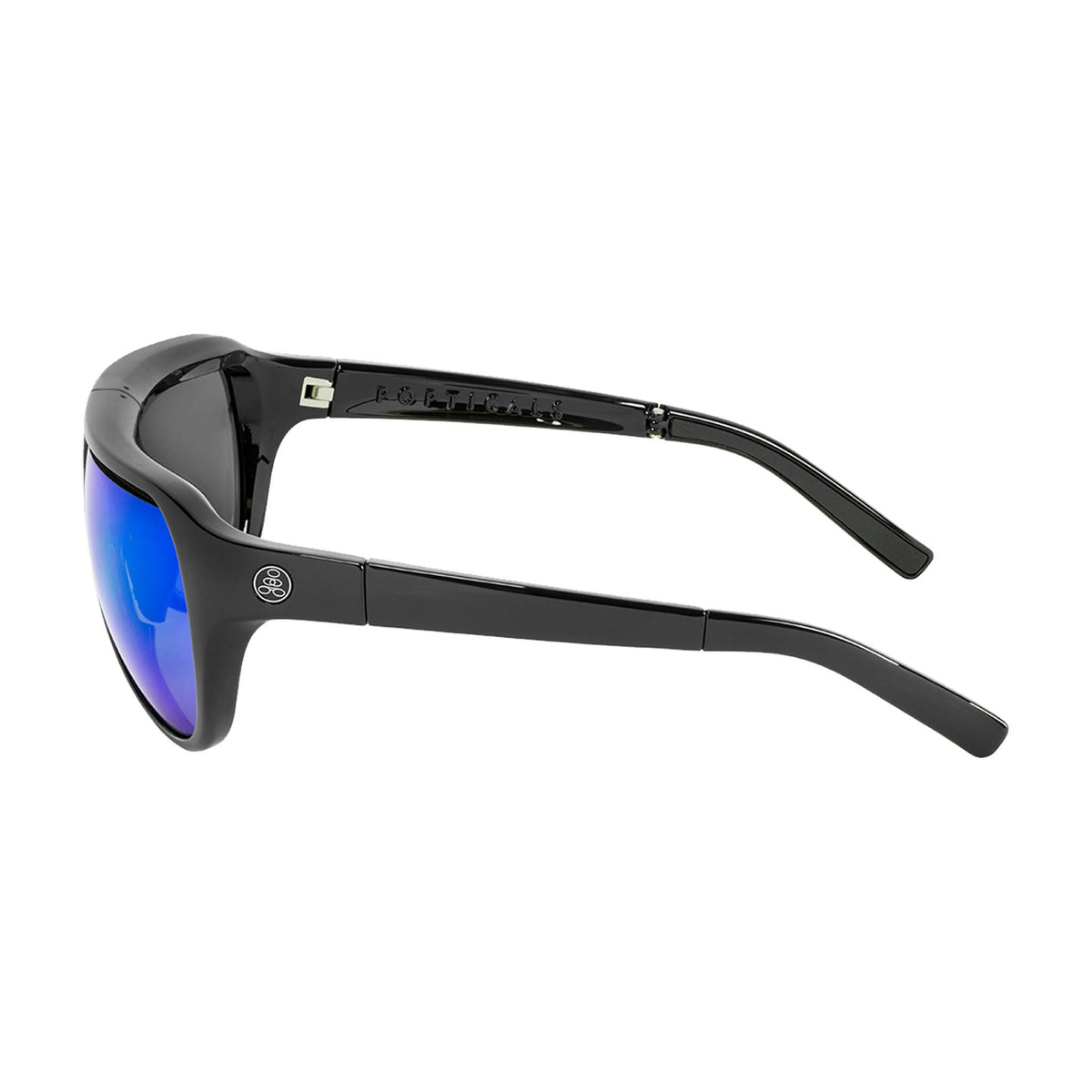 POPAIR Aviators | Gloss Black | Gray/Blue Mirror | Popticals