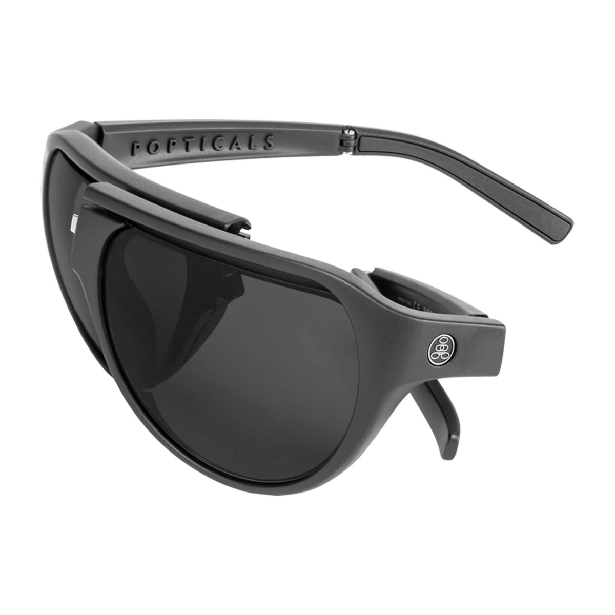 POPAIR Aviators | Matte Black | Non-Polarized Gray | Popticals