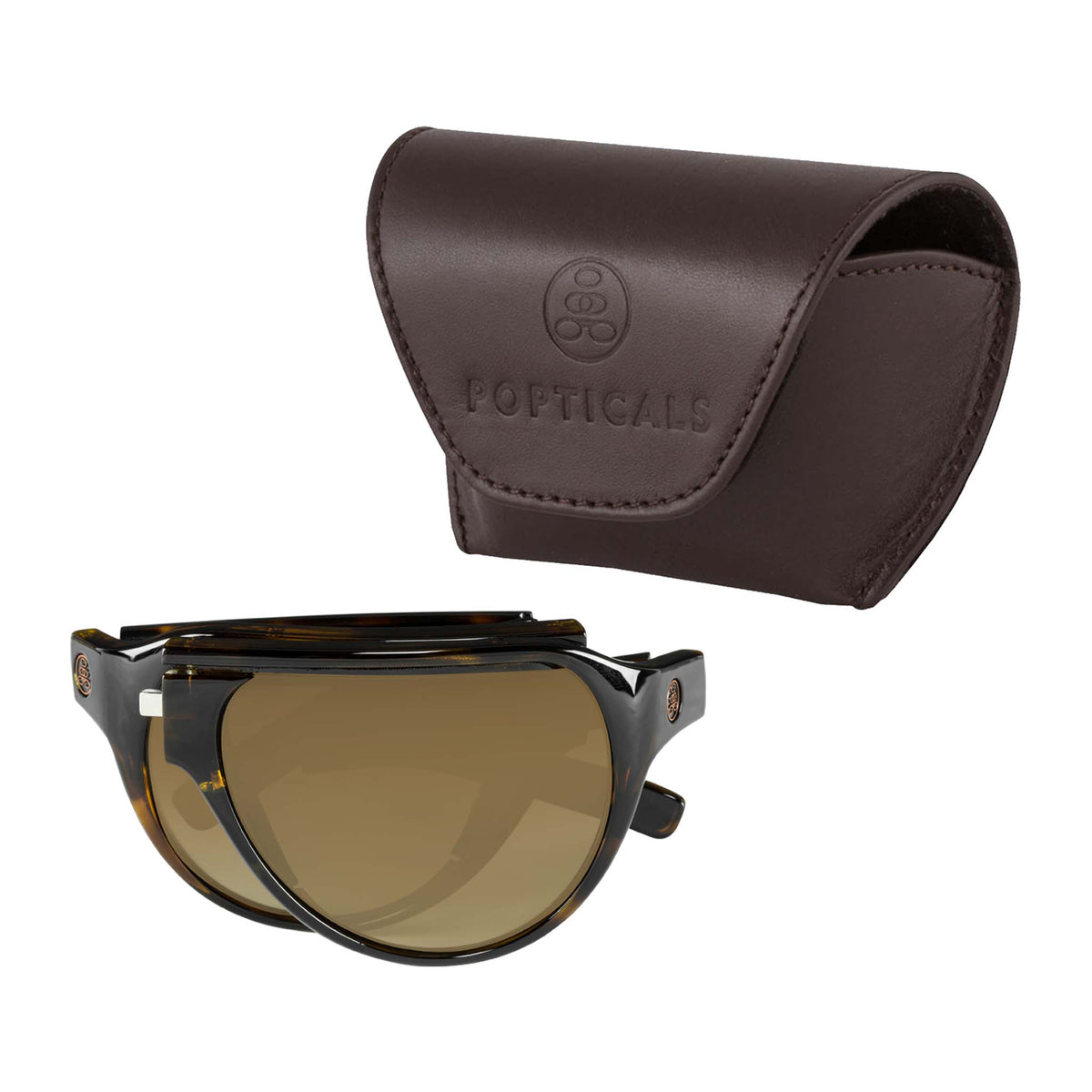 POPAIR Aviators | Gloss Tortoise | Brown Gradient | Popticals