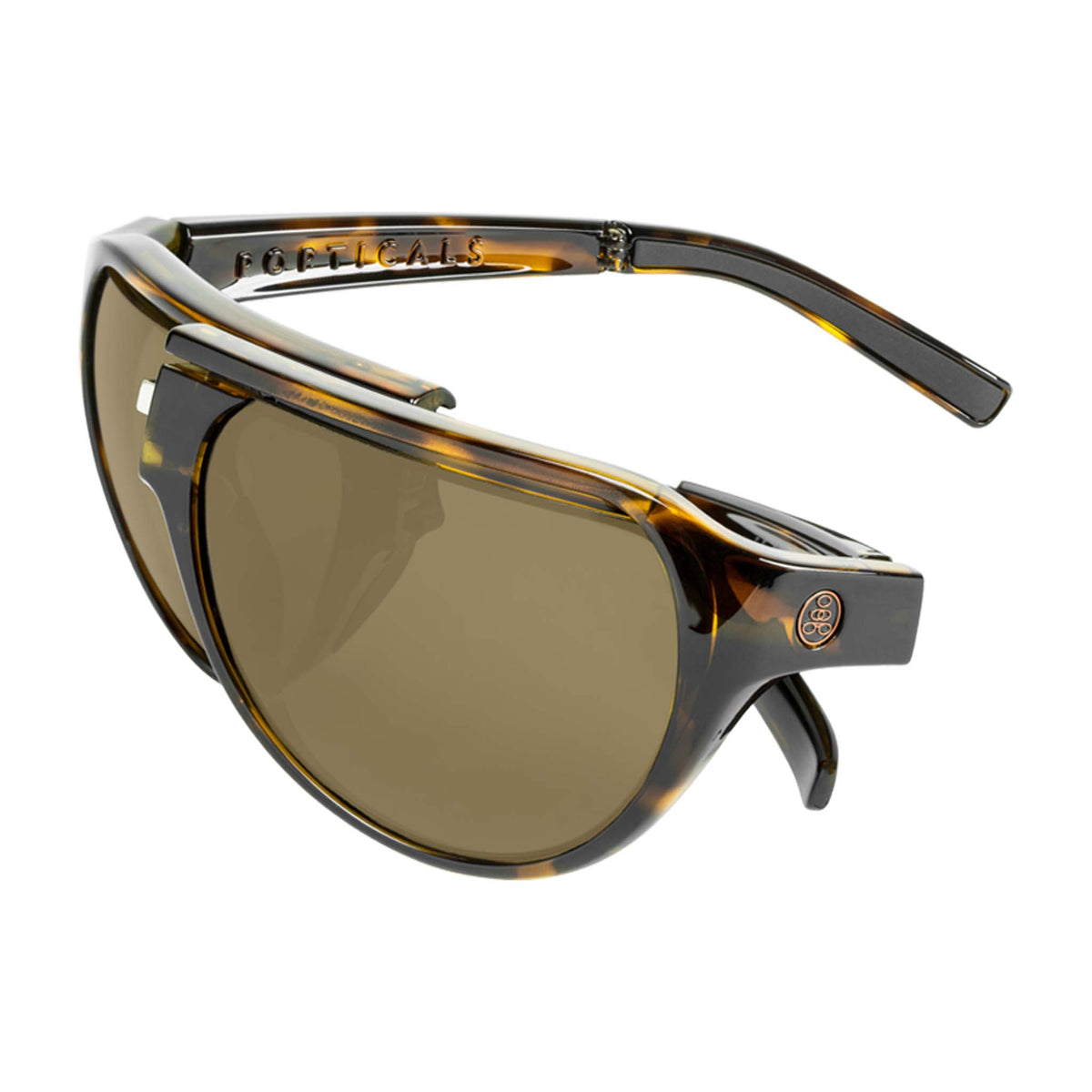 POPAIR Aviators | Gloss Tortoise | Polarized Brown | Popticals