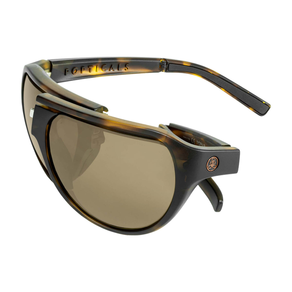POPAIR Aviators | Matte Tortoise | Polarized Brown | Popticals