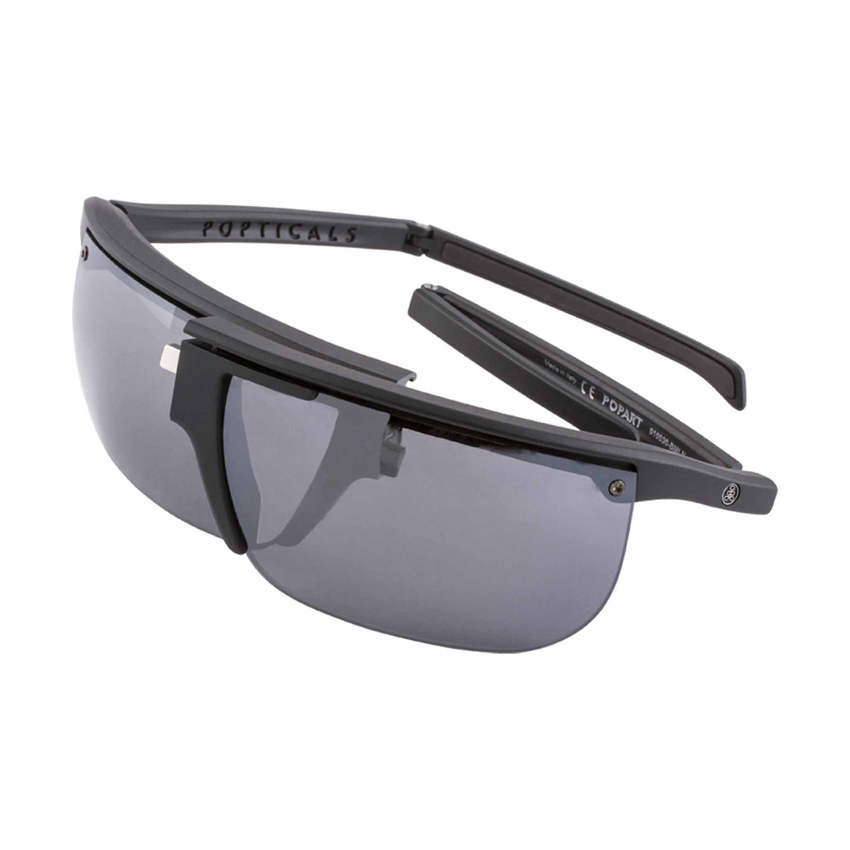 POPART | Matte Black | Polarized Gray/Silver Mirror | Popticals