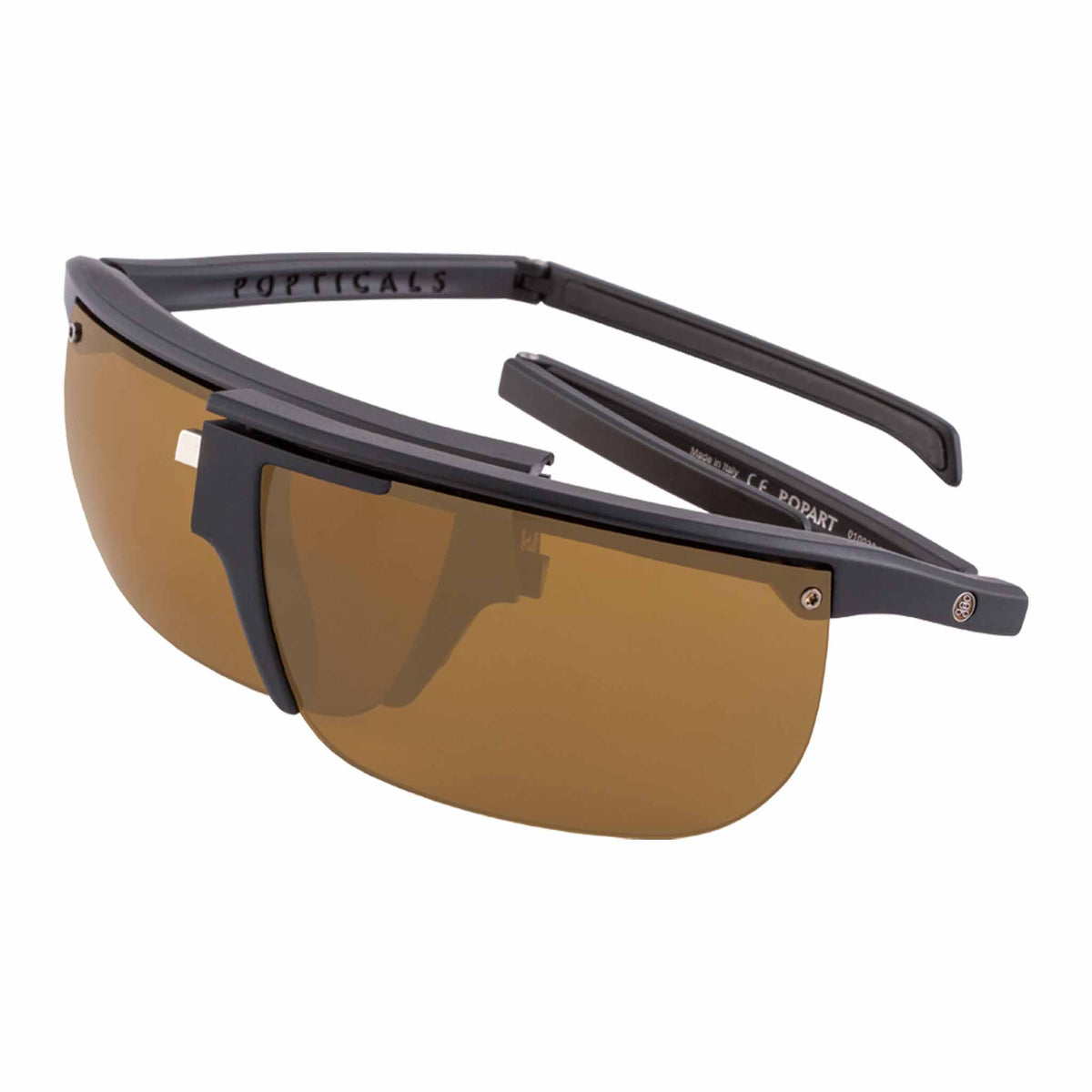 POPART | Small Matte Black | Polarized Brown | Popticals