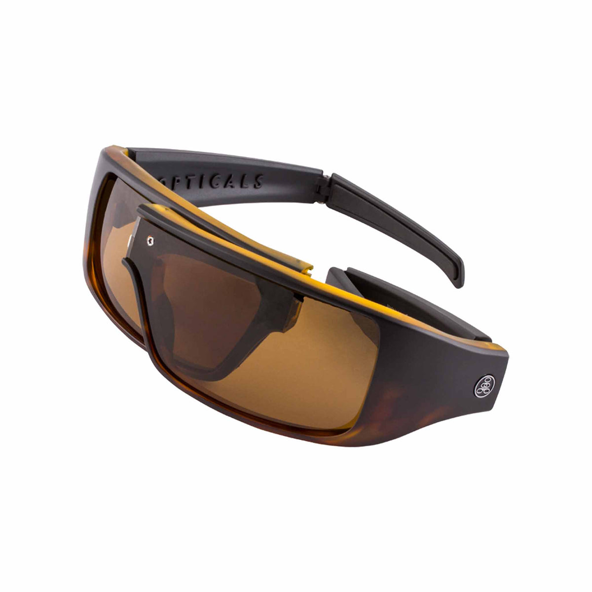 POPGEAR | Matte Black Tortoise | Polarized Brown | Popticals