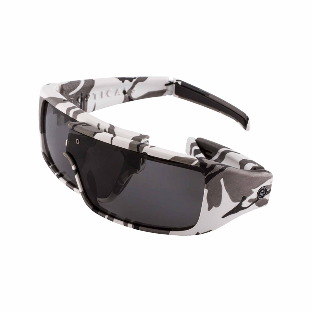 POPGEAR | Matte White Camo | Non-Polarized Gray | Popticals