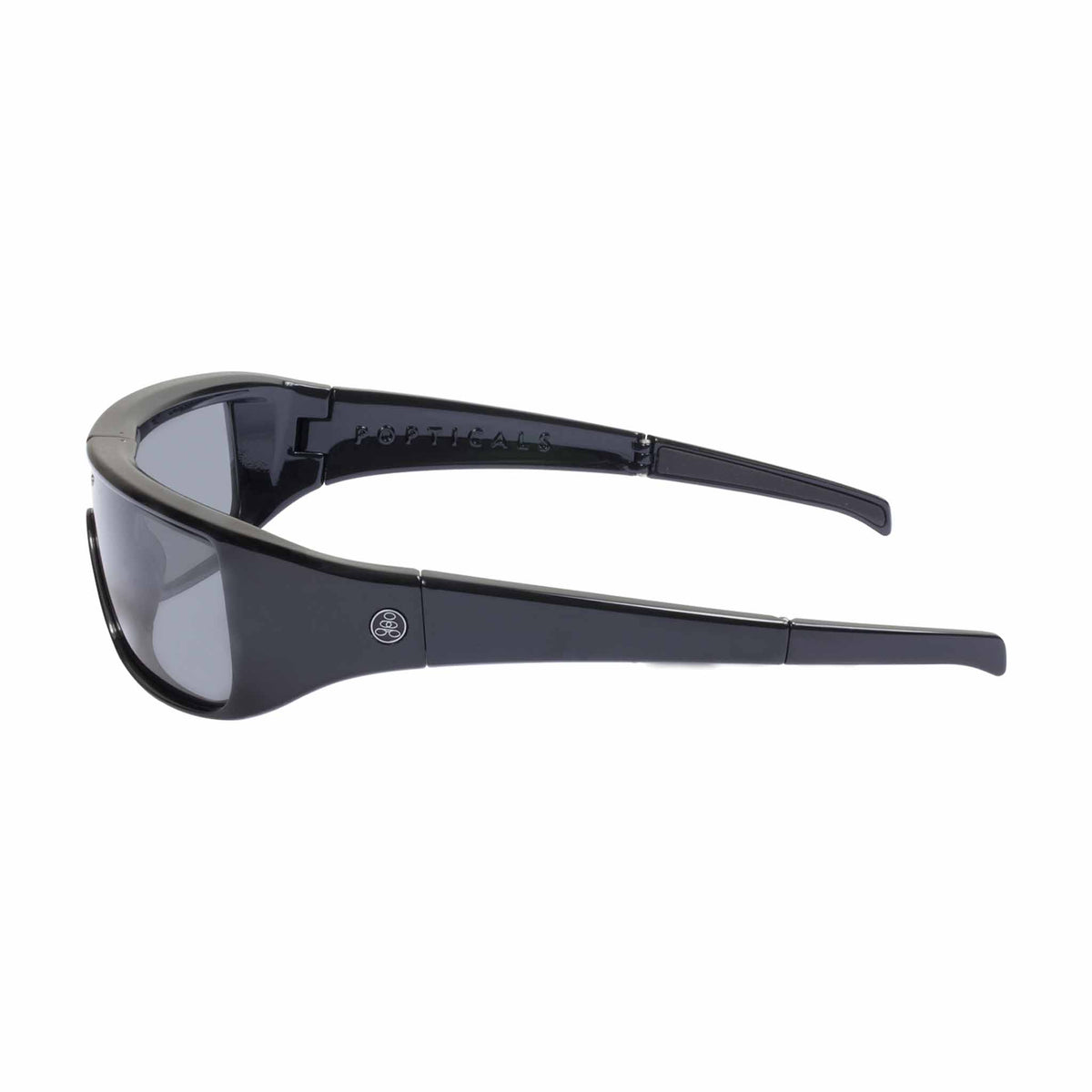 POPGEAR | Small Gloss Black | Polarized Gray | Popticals