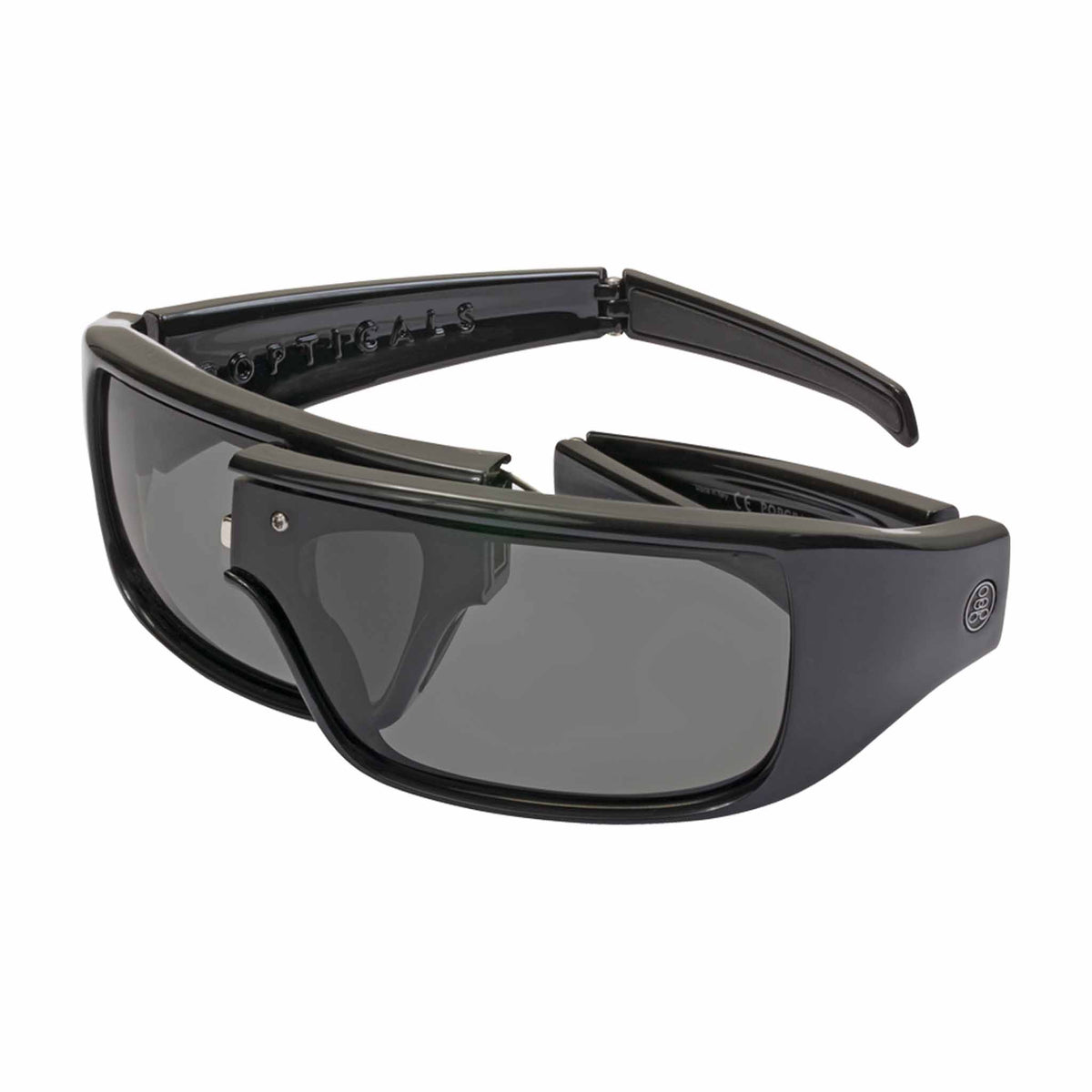 POPGEAR | Small Gloss Black | Polarized Gray | Popticals