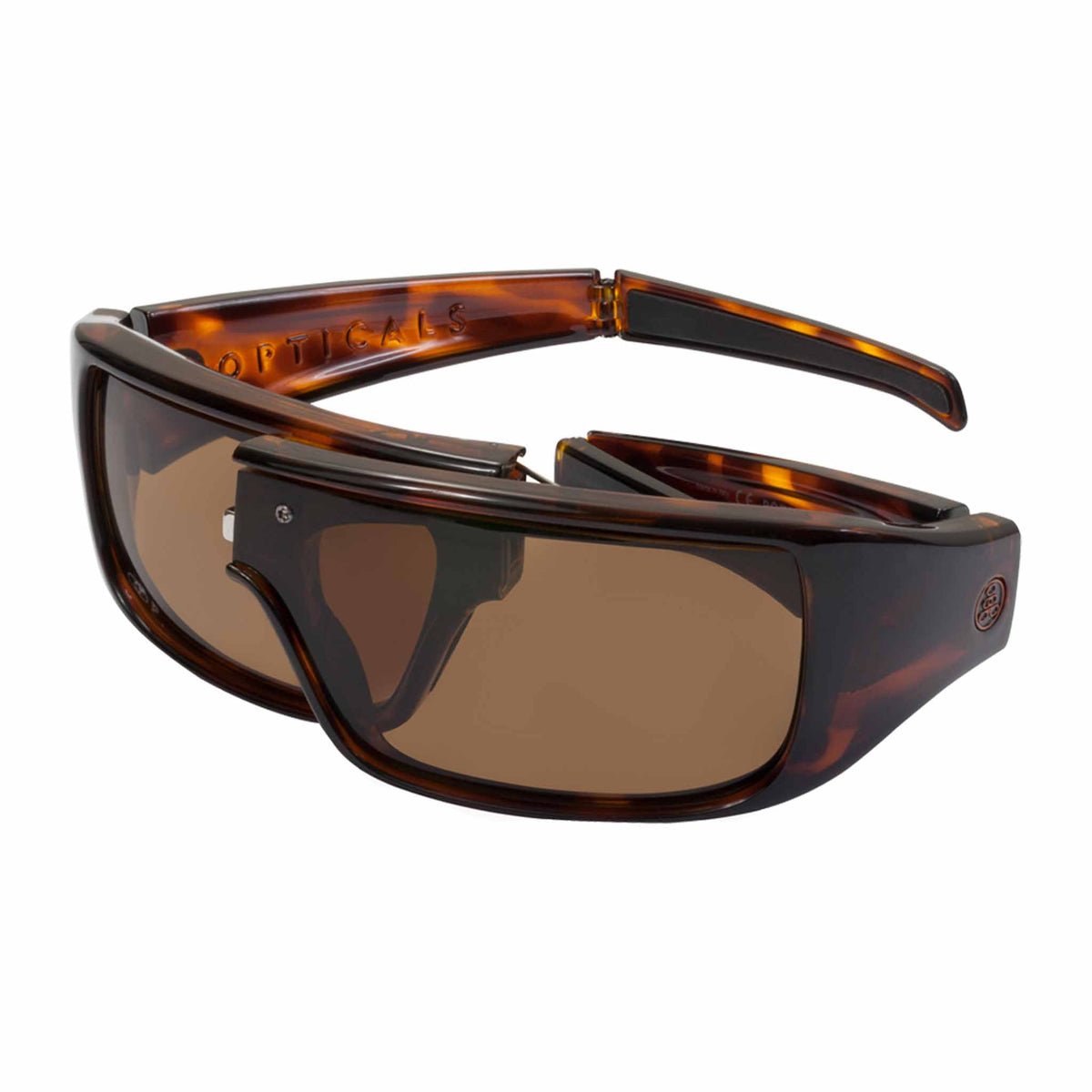 POPGEAR | Small Gloss Tortoise | Polarized Brown | Popticals