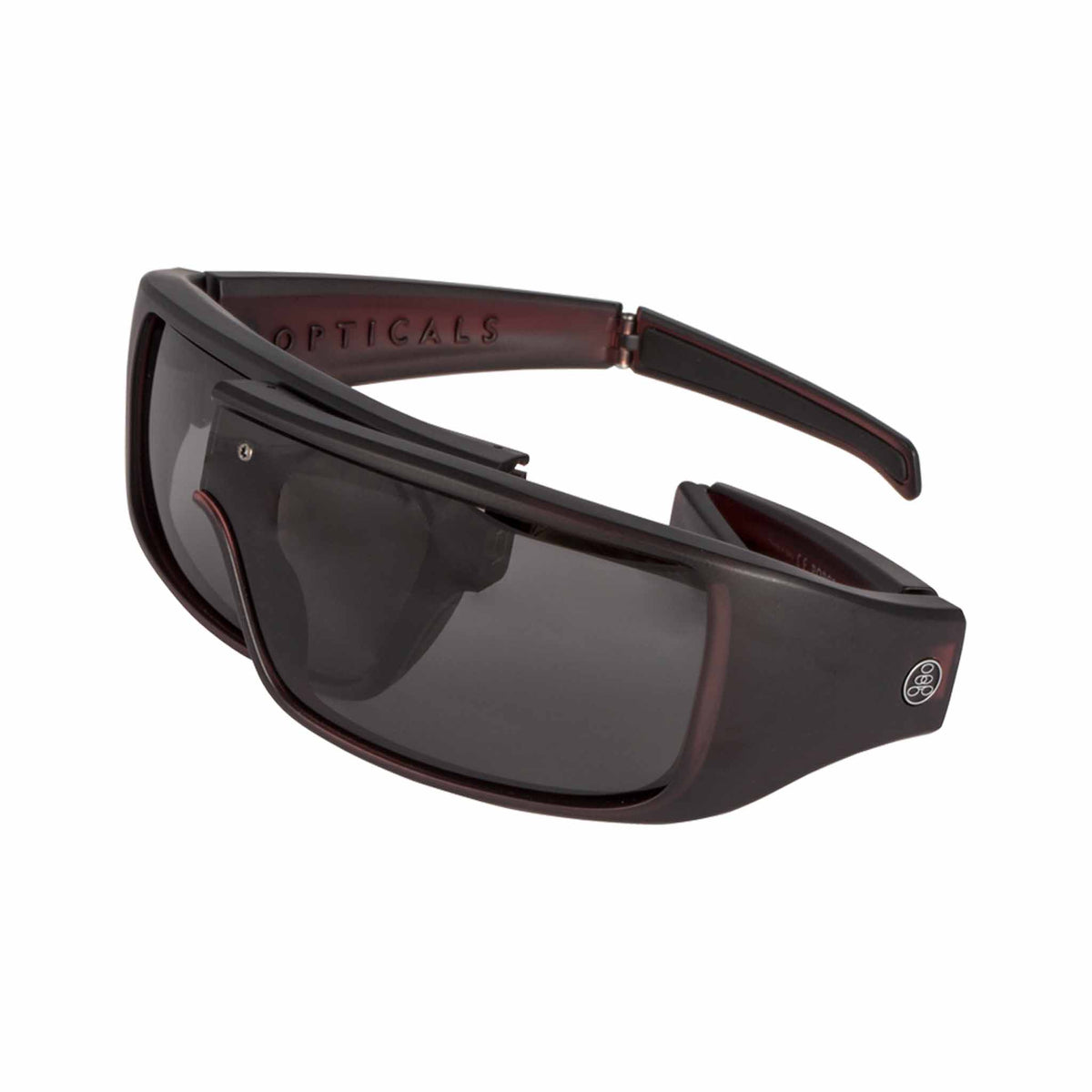POPGEAR | Matte Wine/Black Crystal | Polarized Gray | Popticals