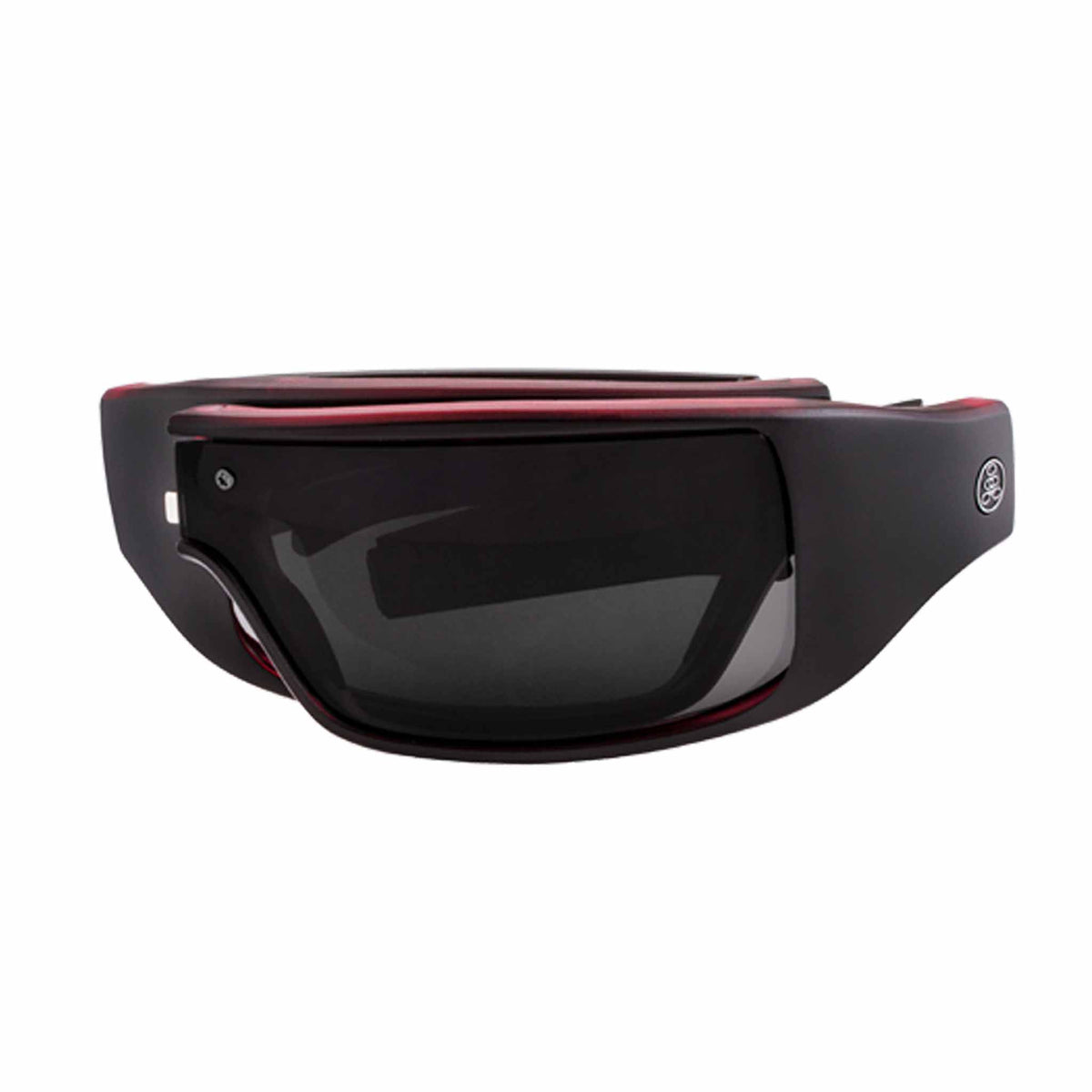 POPGEAR | Matte Red/Black Crystal | Polarized Gray | Popticals