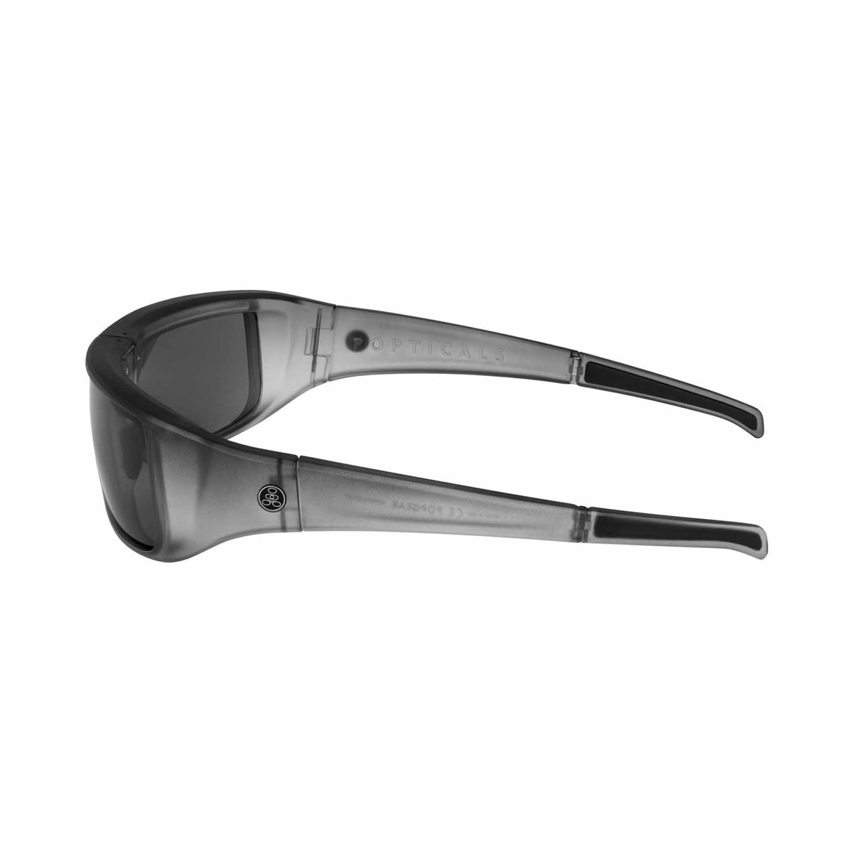 POPGEAR | Matte Smoke/Clear Crystal | Polarized Gray | Popticals