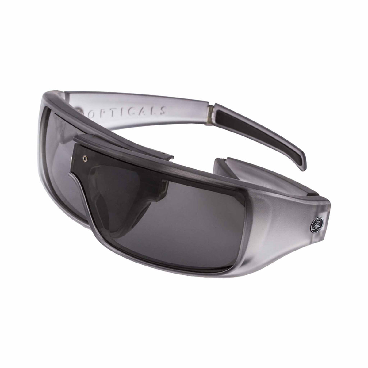 POPGEAR | Matte Smoke/Clear Crystal | Polarized Gray | Popticals