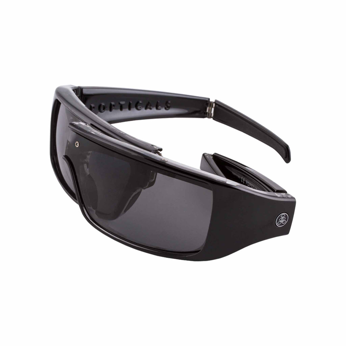 POPGEAR | Gloss Black/Crystal | Polarized Gray | Popticals