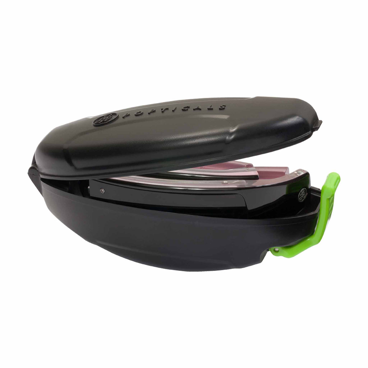 POPGEAR | Small Gloss Black/Pink Crystal | Polarized Gray | Popticals