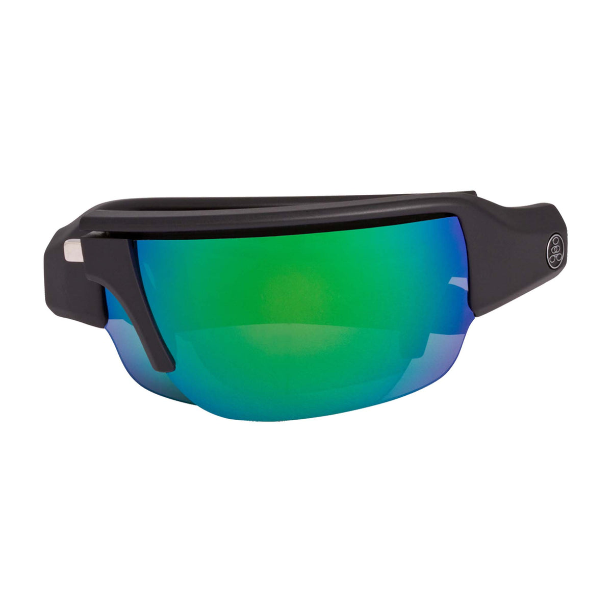 POPGUN | Matte Black | Polarized Gray/Green Mirror | Popticals