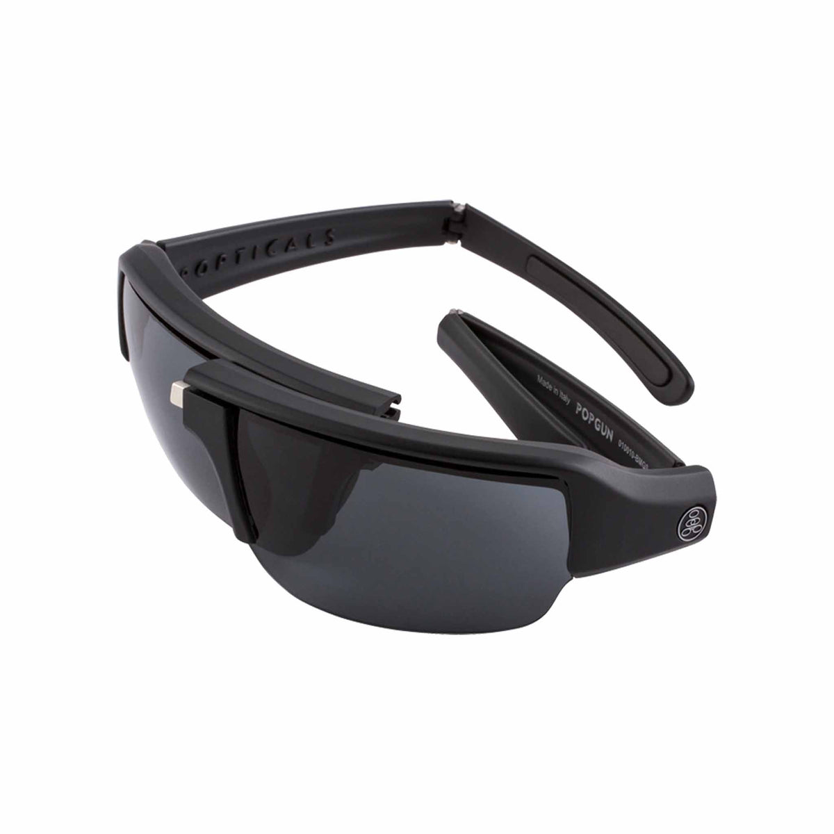 POPGUN | Matte Black | Non-Polarized Gray | Popticals