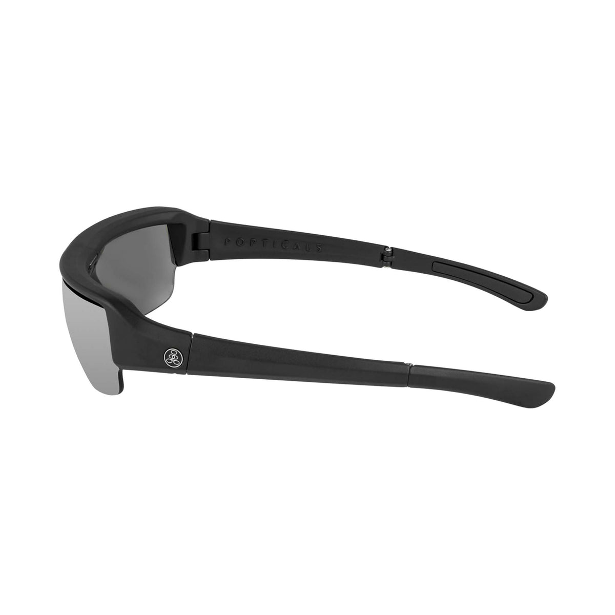 POPGUN | Matte Black | Polarized Gray/Silver Mirror | Popticals