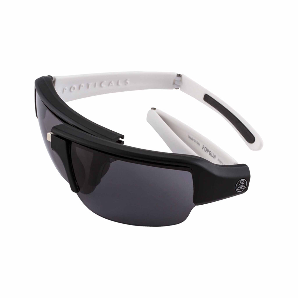 POPGUN | Matte Black/White | Polarized Gray | Popticals