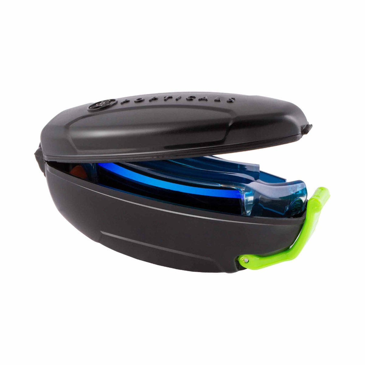 POPGUN | Gloss Blue/Clear Crystal | Polarized Gray/Blue Mirror | Popticals