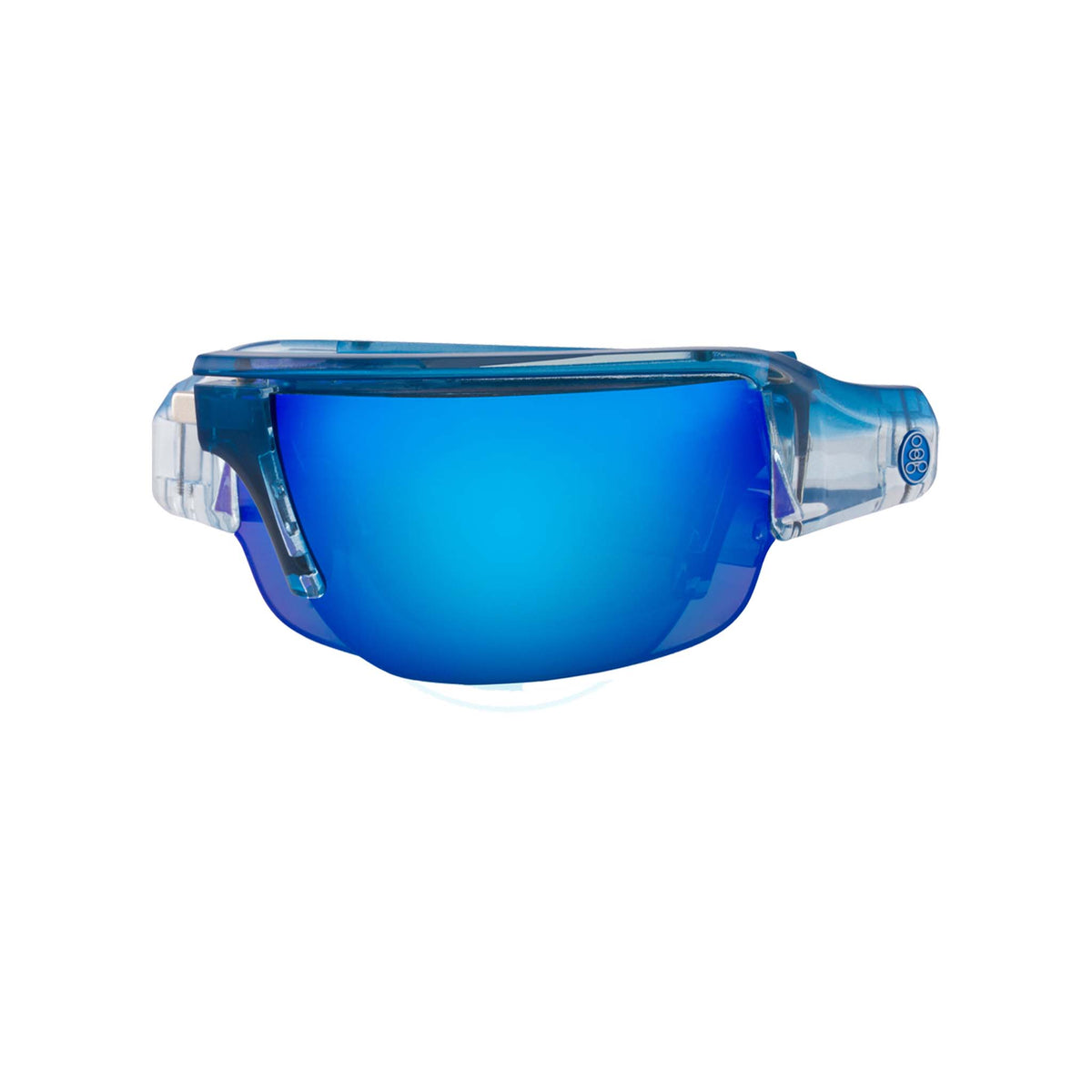 POPGUN | Gloss Blue/Clear Crystal | Polarized Gray/Blue Mirror | Popticals