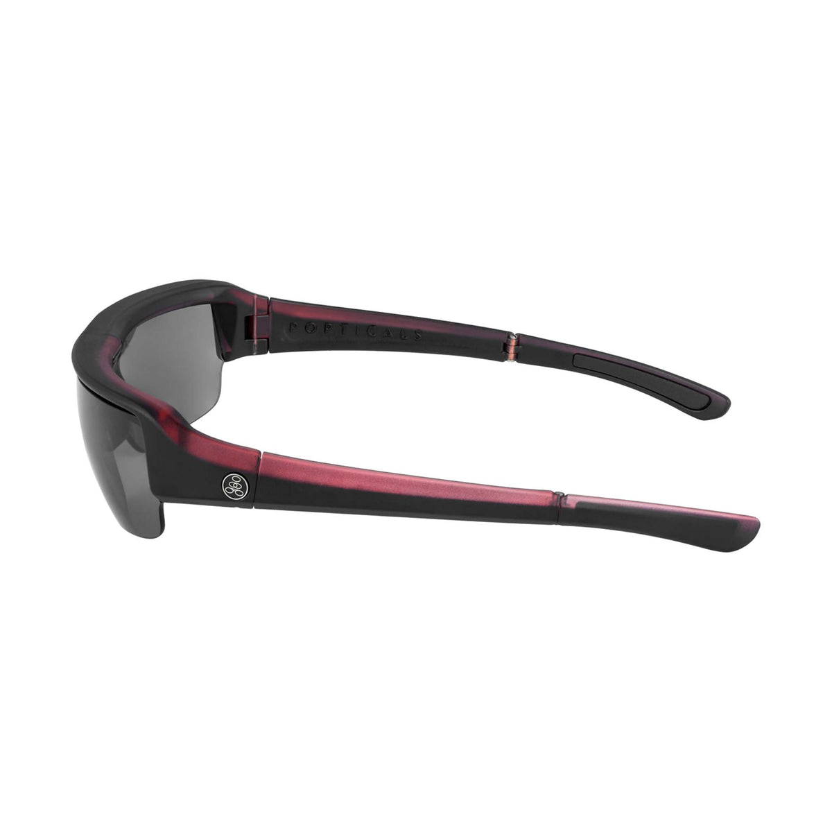 POPGUN | Matte Red/Black Crystal | Polarized Gray | Popticals