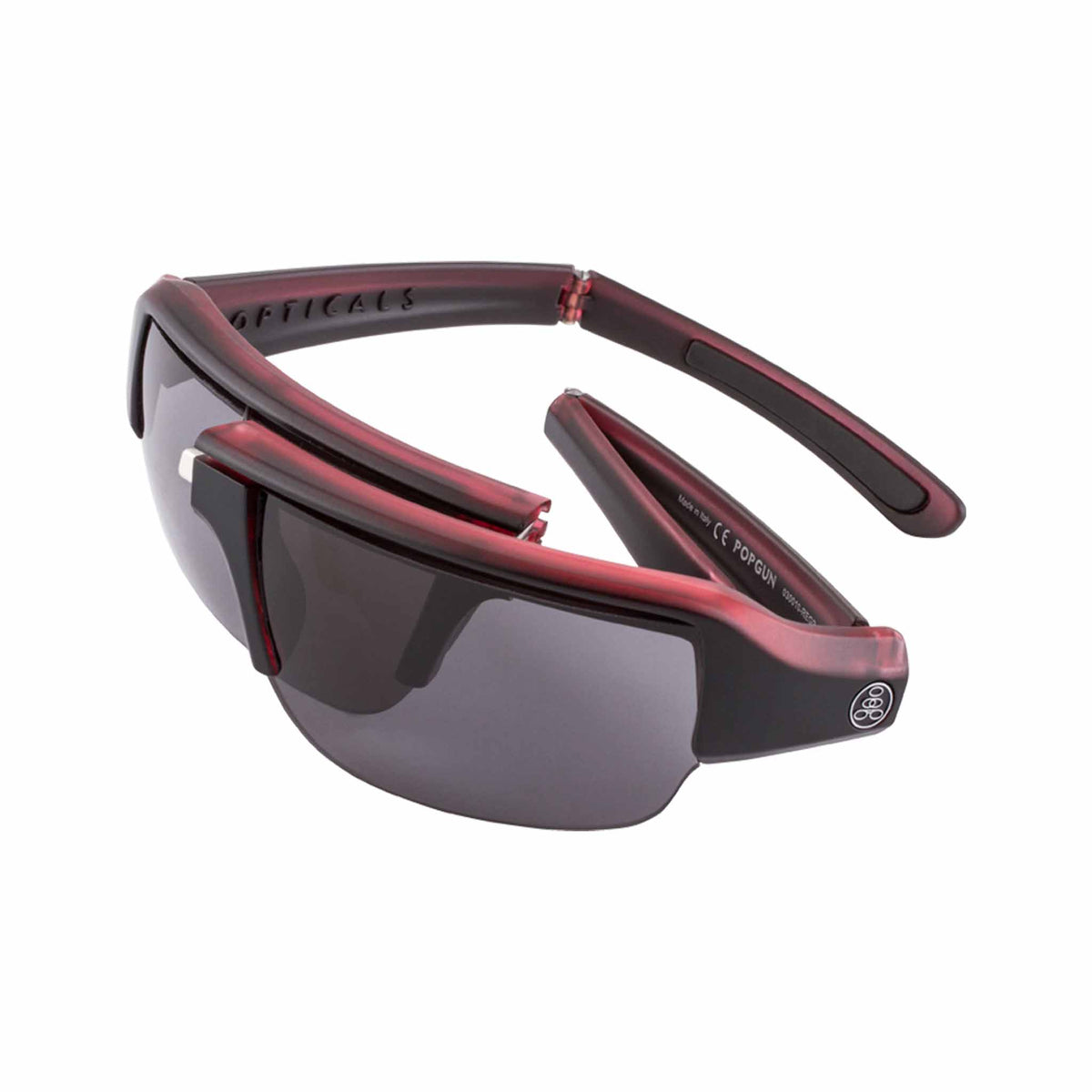 POPGUN | Matte Red/Black Crystal | Polarized Gray | Popticals