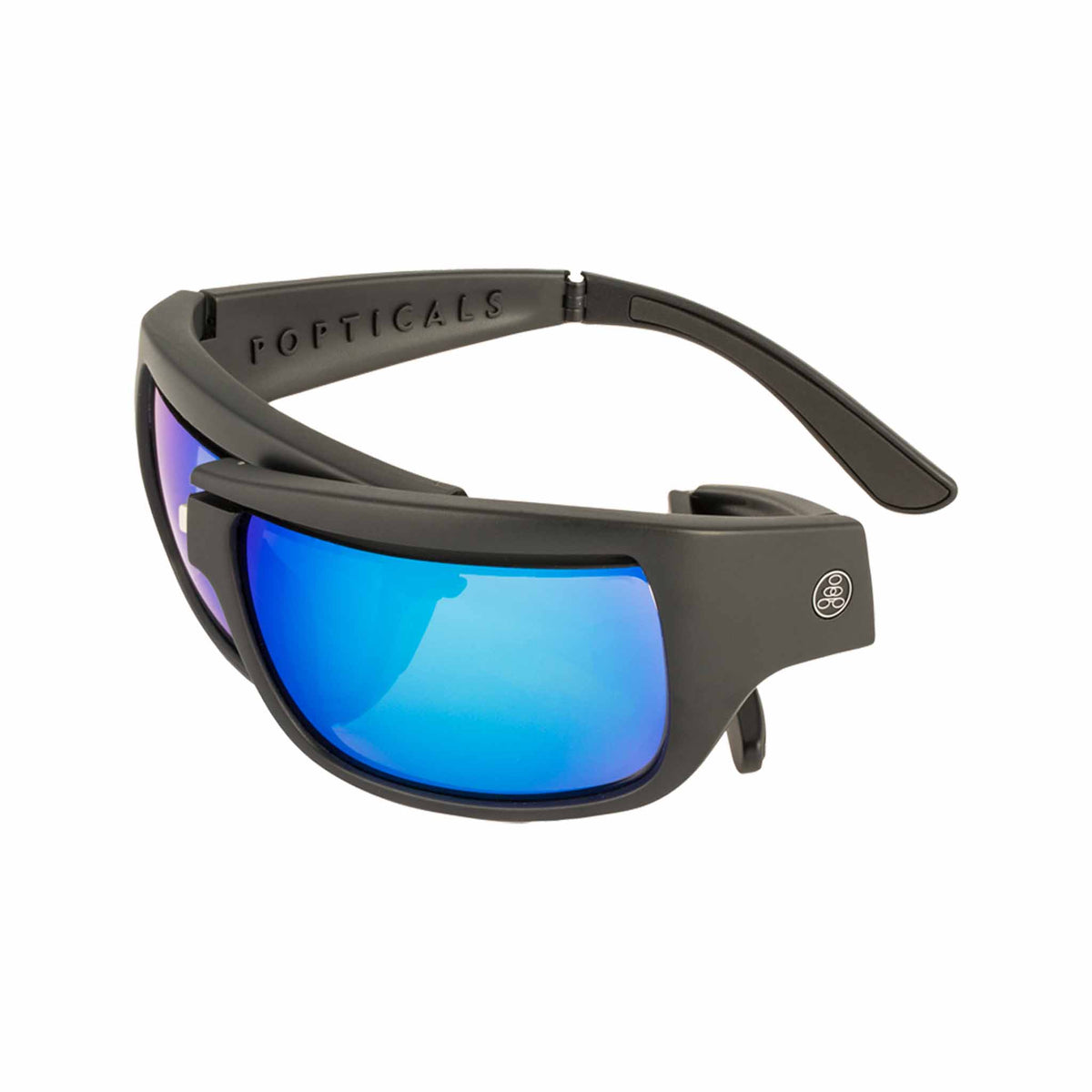 POPH2O | Matte Black | Polarized Gray/Blue Mirror | Popticals