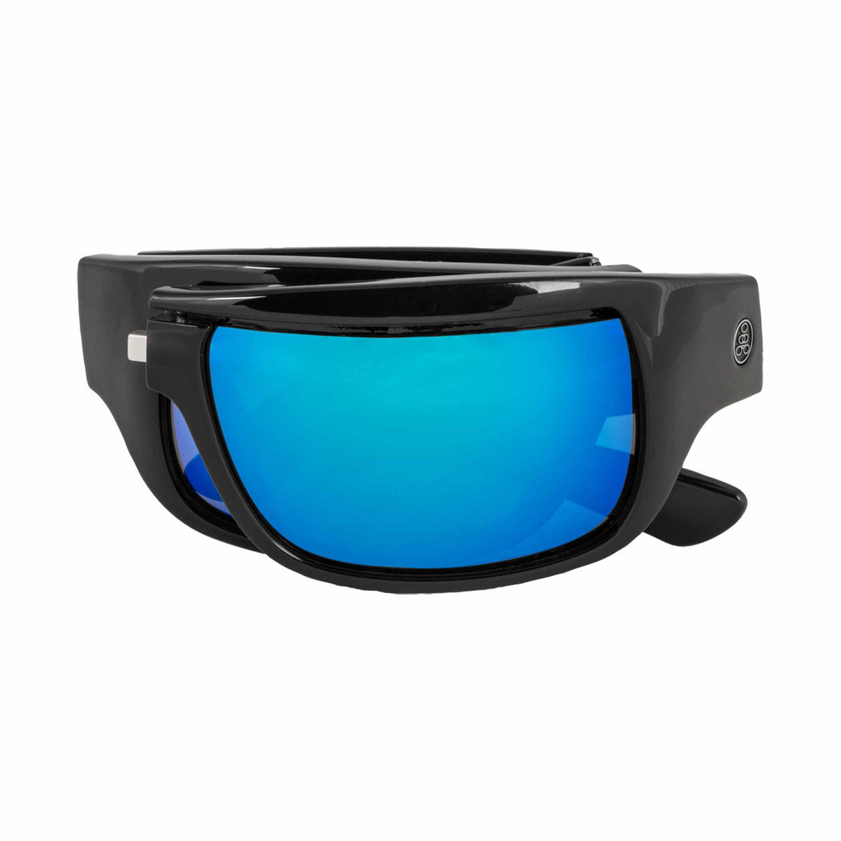 POPH2O | Gloss Black | Polarized Gray/Blue Mirror | Popticals