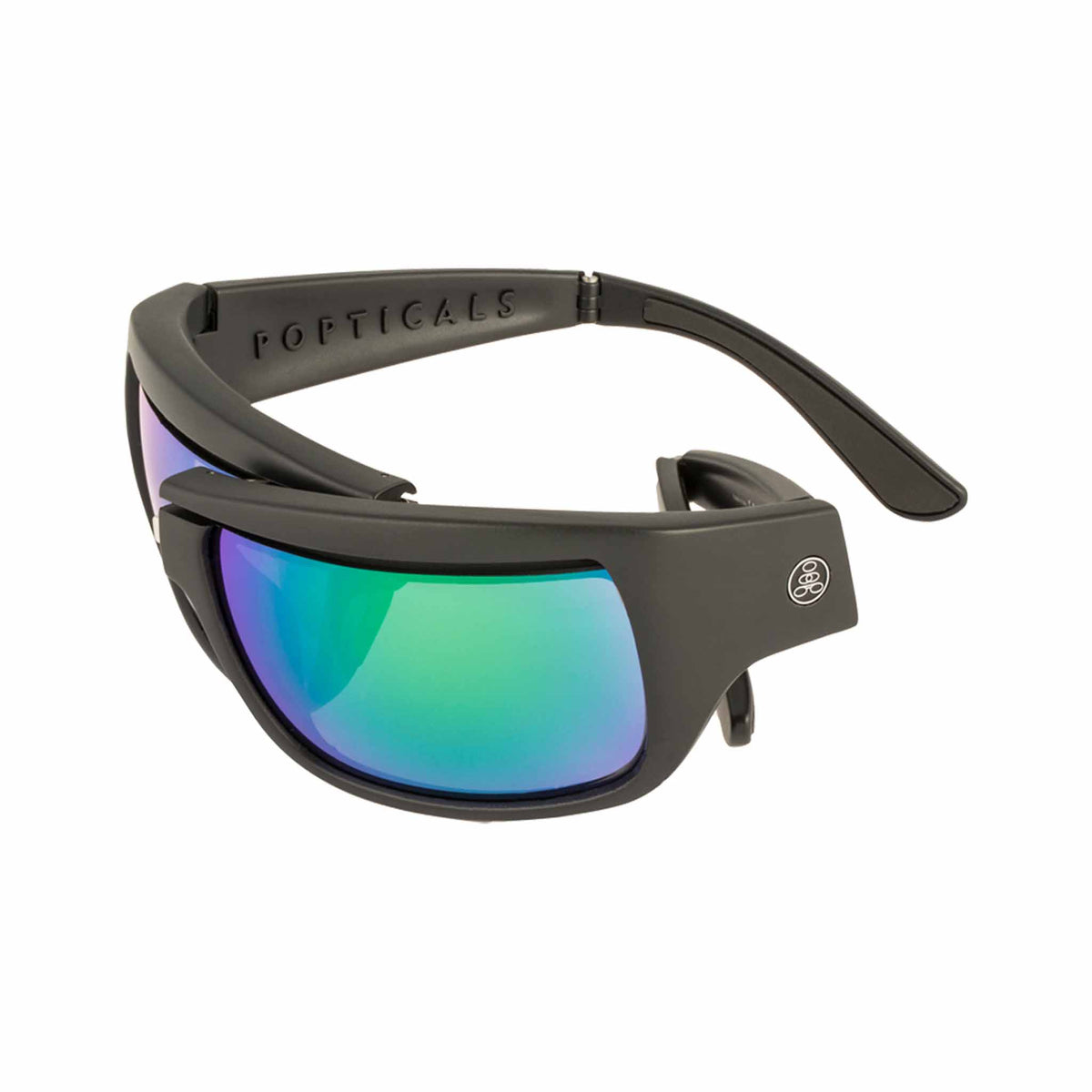 POPH2O | Matte Black | Polarized Gray/Green Mirror | Popticals