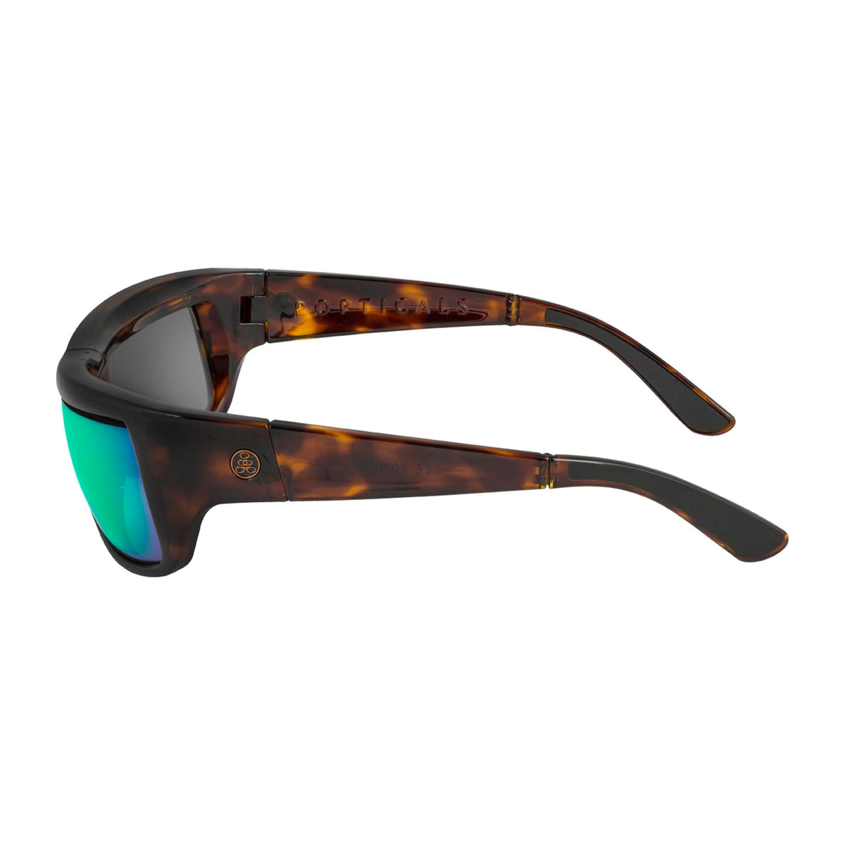 POPH2O | Gloss Tortoise | Polarized Gray/Green Mirror | Popticals