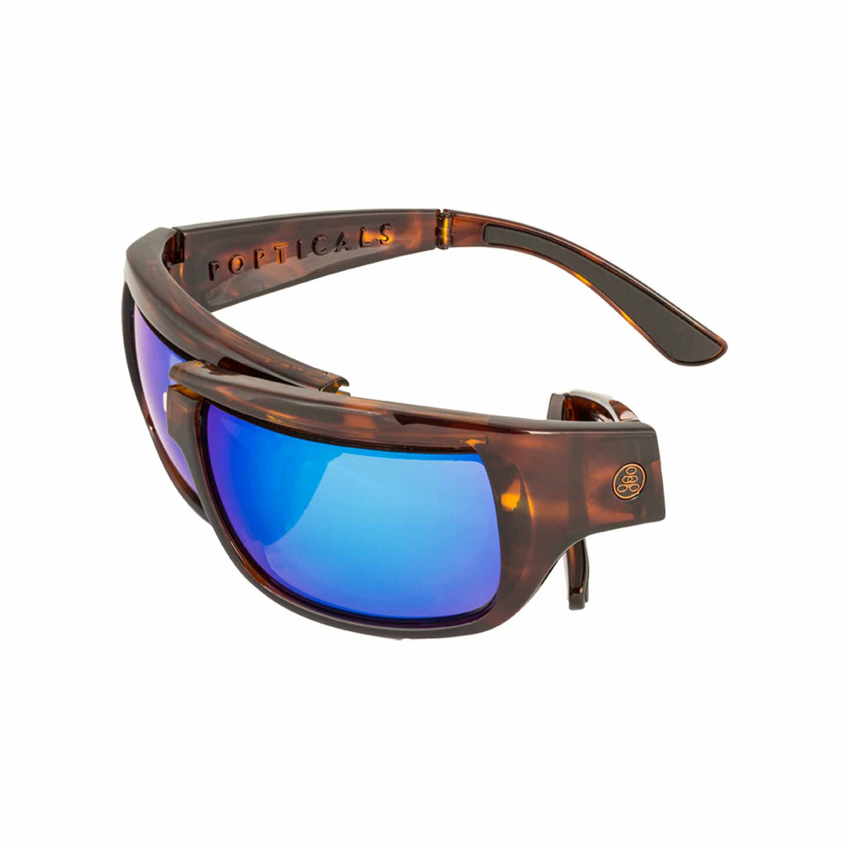POPH2O | Gloss Tortoise | Polarized Gray/Blue Mirror | Popticals
