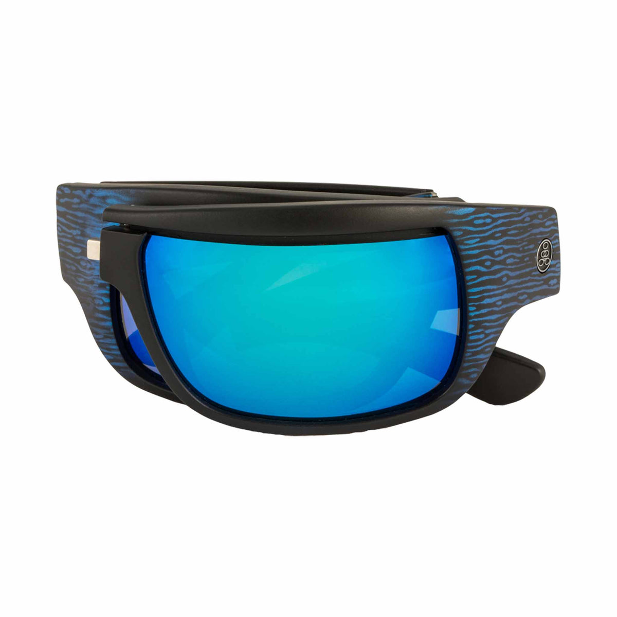 POPH2O | Blue/Black Wood Grain | Gray/Blue Mirror | Popticals