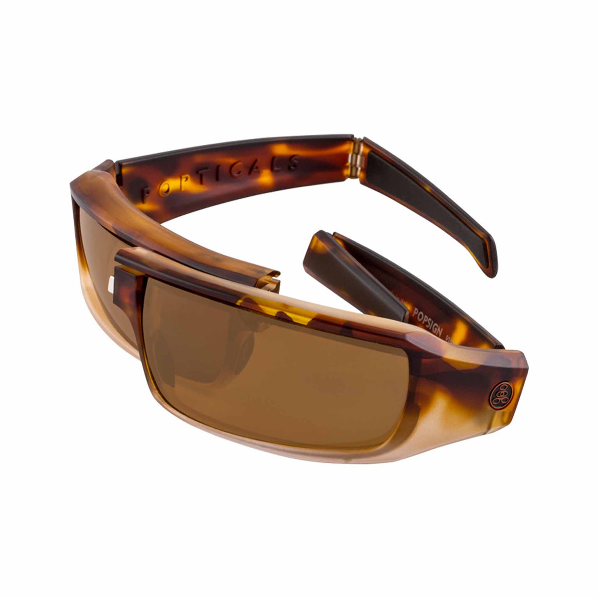 POPSIGN | Matte Tortoise Crystal | Polarized Brown | Popticals