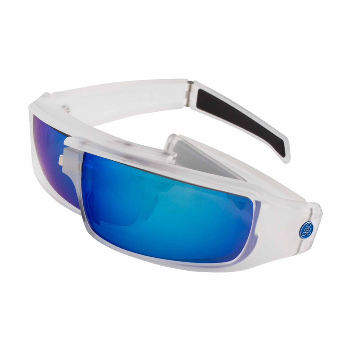 POPSIGN | Matte Crystal | Polarized Gray/Blue Mirror | Popticals
