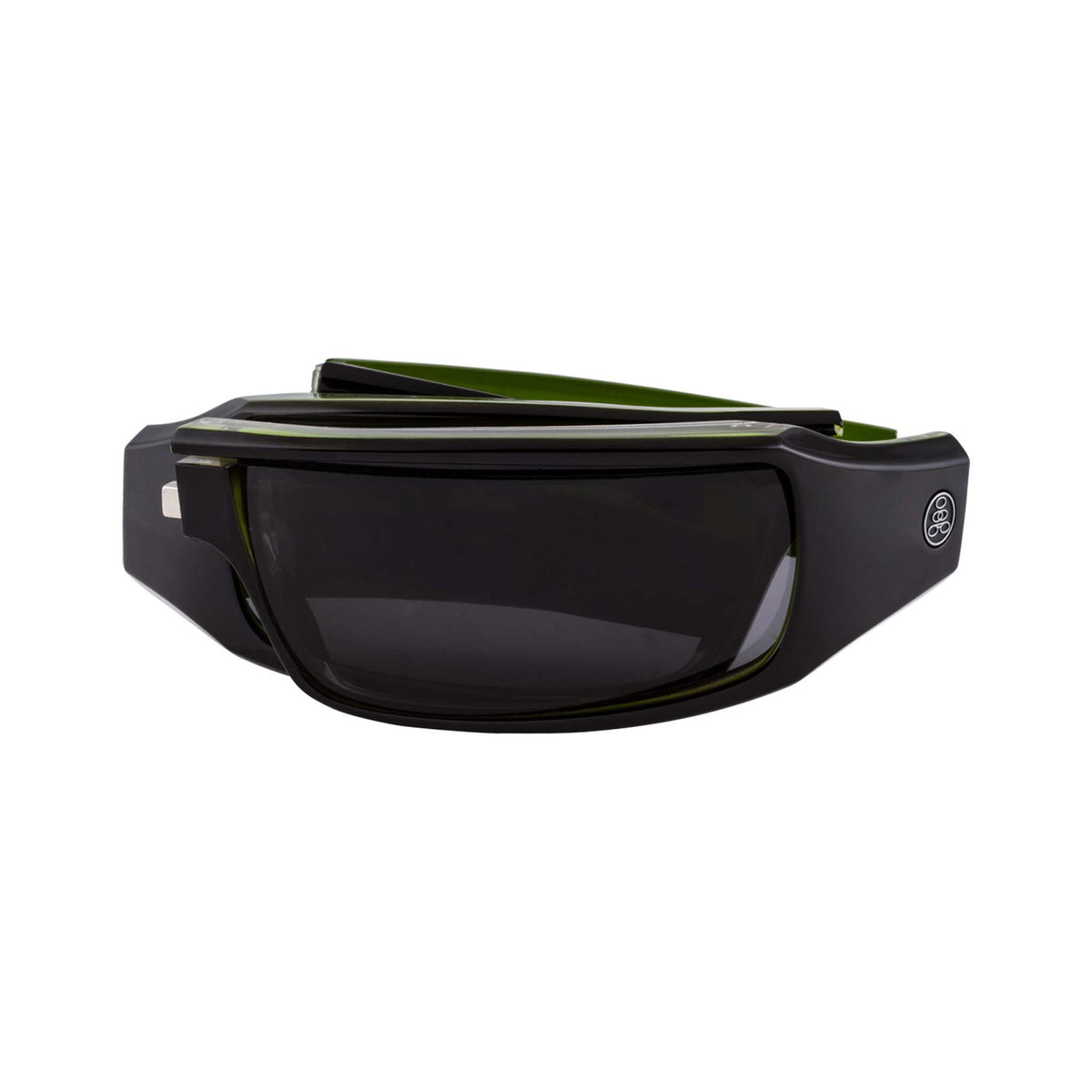 POPSIGN | Gloss Black/Green Crystal | Polarized Gray | Popticals