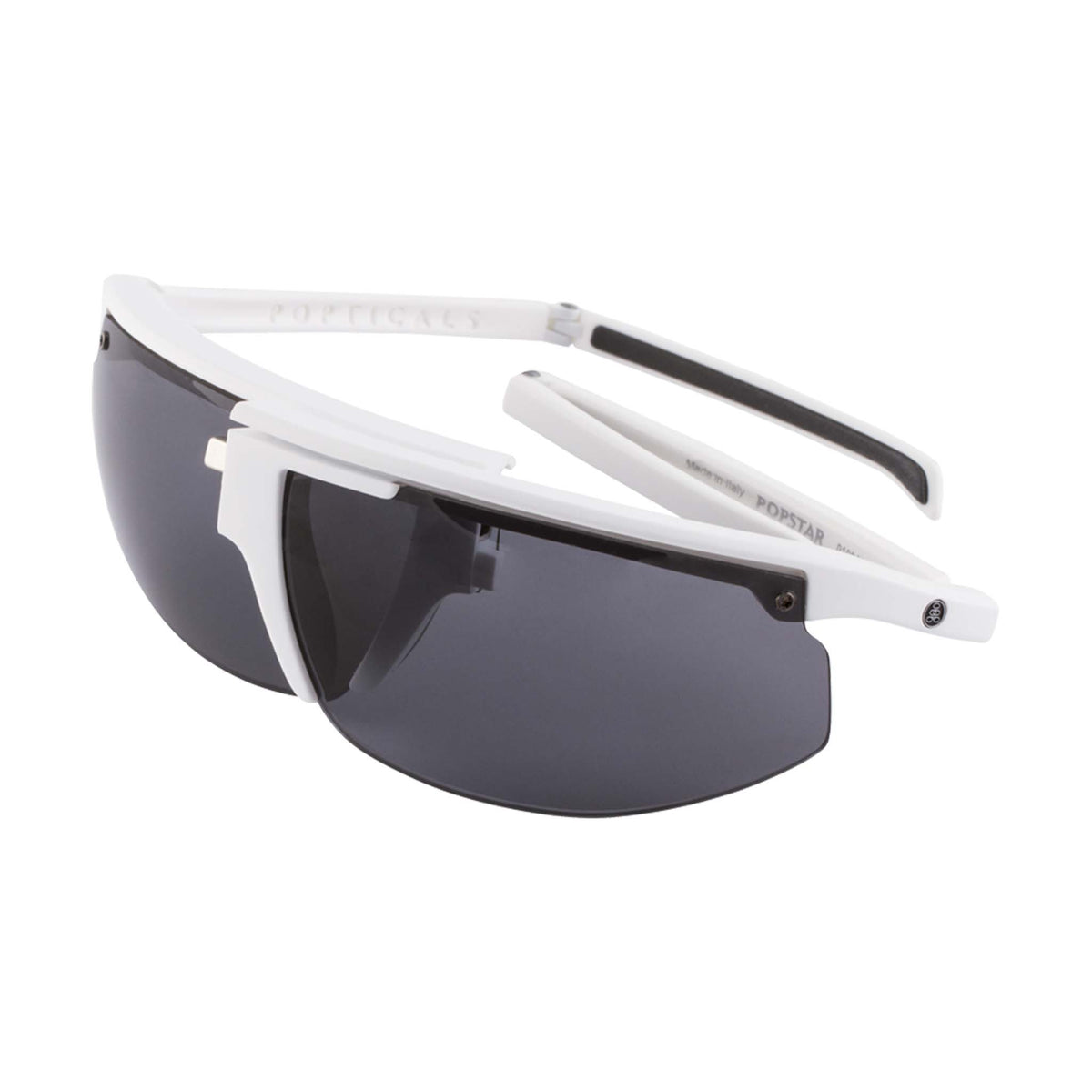 POPSTAR | Matte White | Polarized Gray | Popticals