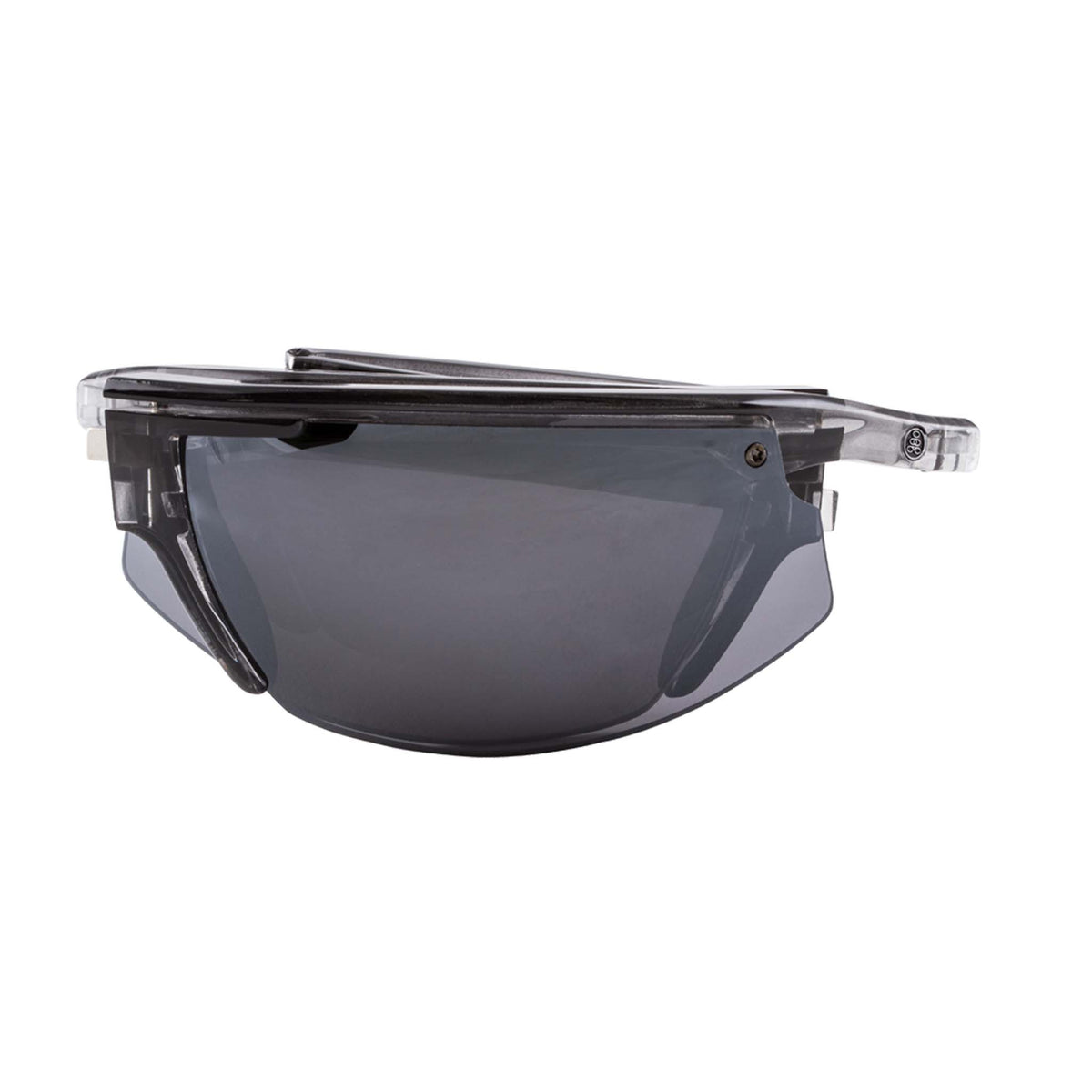 POPSTAR | Gloss Smoke/Clear Crystal | Polarized Gray/Silver Mirror | Popticals