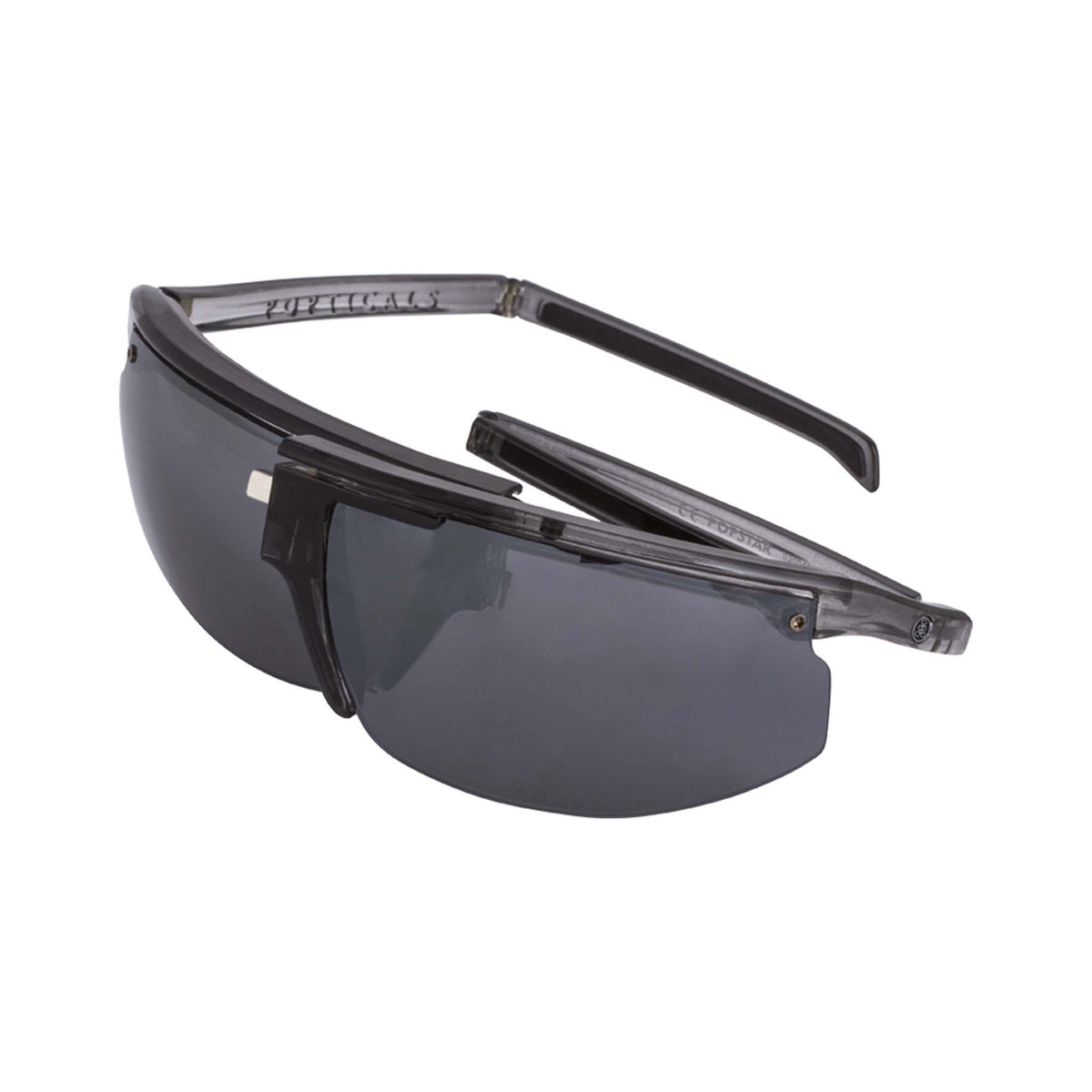 POPSTAR | Gloss Smoke/Clear Crystal | Polarized Gray/Silver Mirror | Popticals