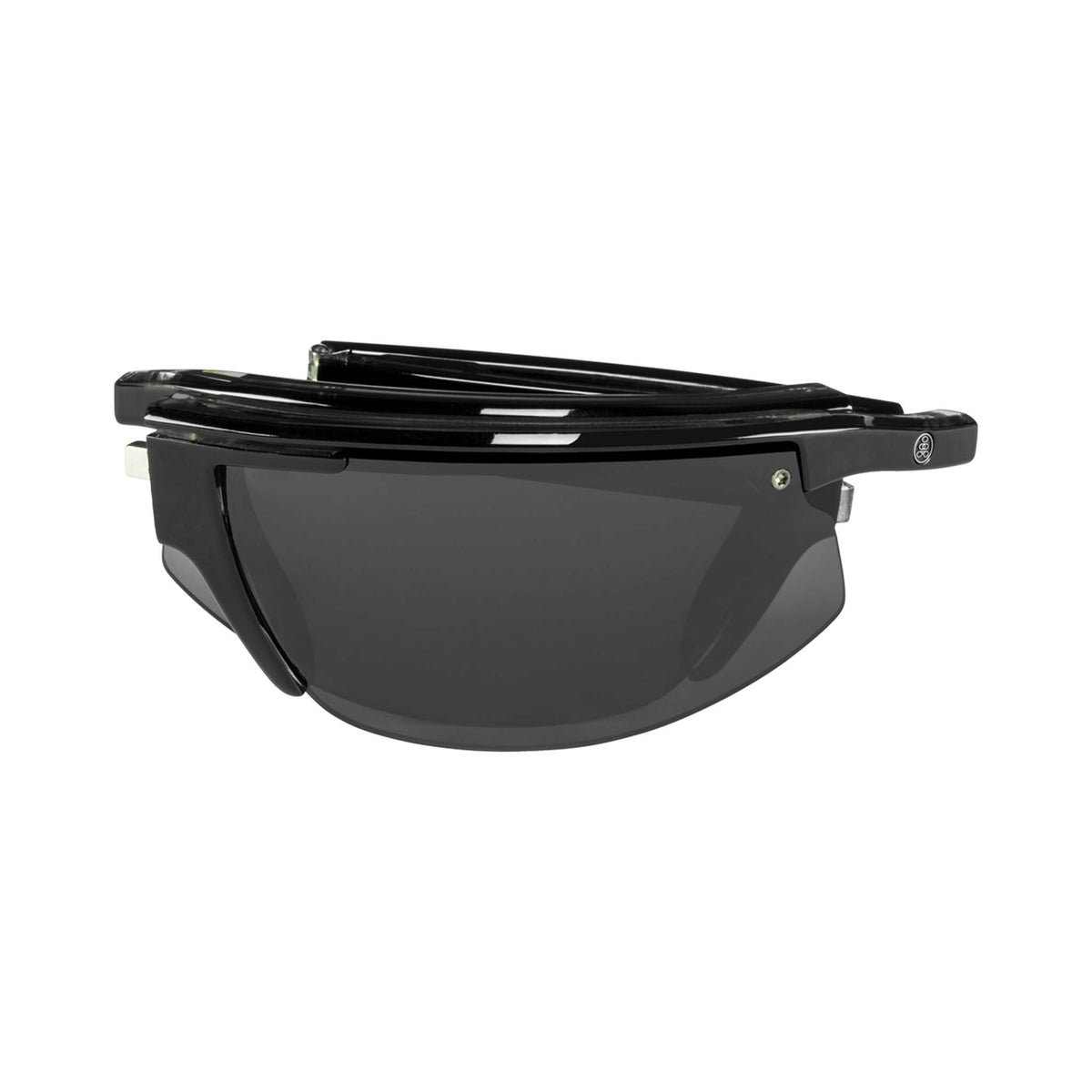 POPSTAR | Small Gloss Black Crystal | Polarized Gray | Popticals