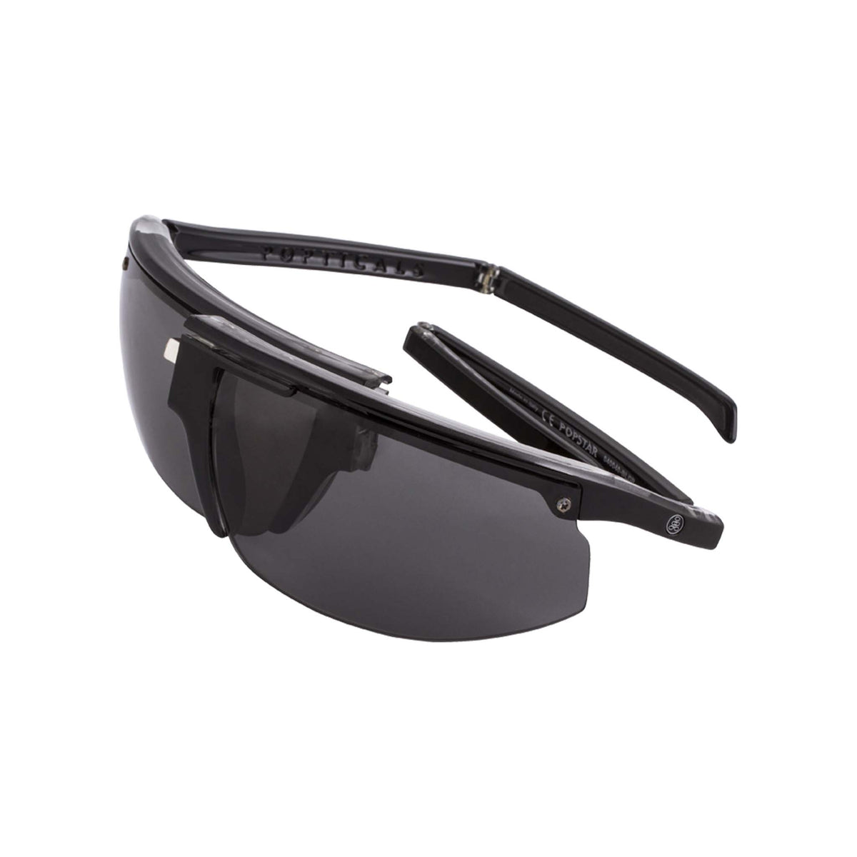 POPSTAR | Small Gloss Black Crystal | Polarized Gray | Popticals