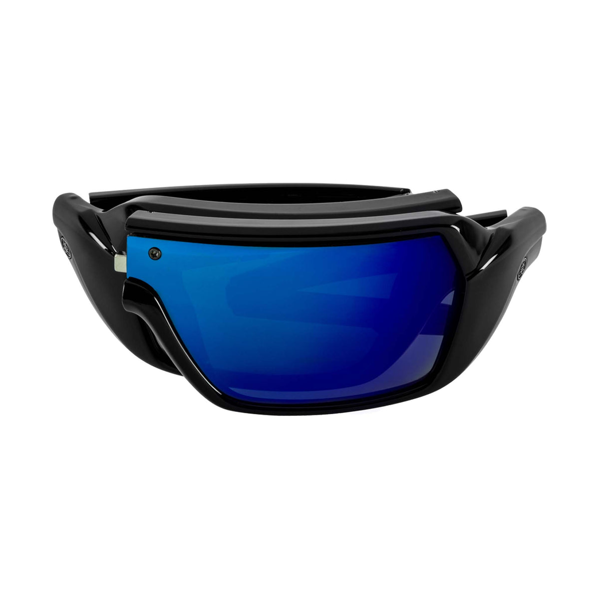 POPSTORM | Gloss Black | Non-Polarized Gray/Blue Mirror | Popticals