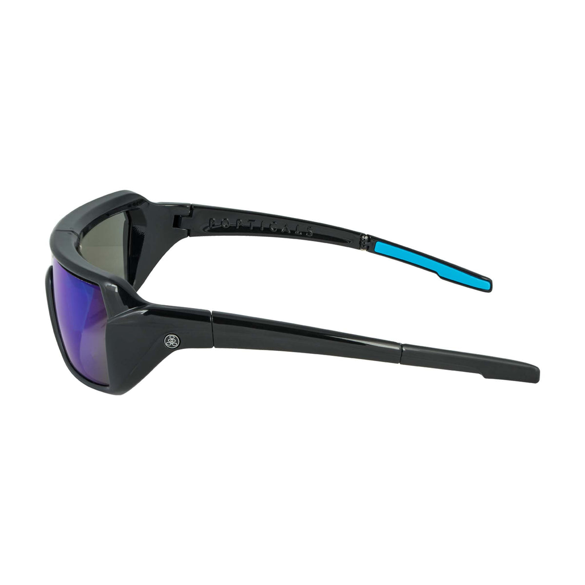 POPSTORM | Gloss Black | Non-Polarized Gray/Blue Mirror | Popticals