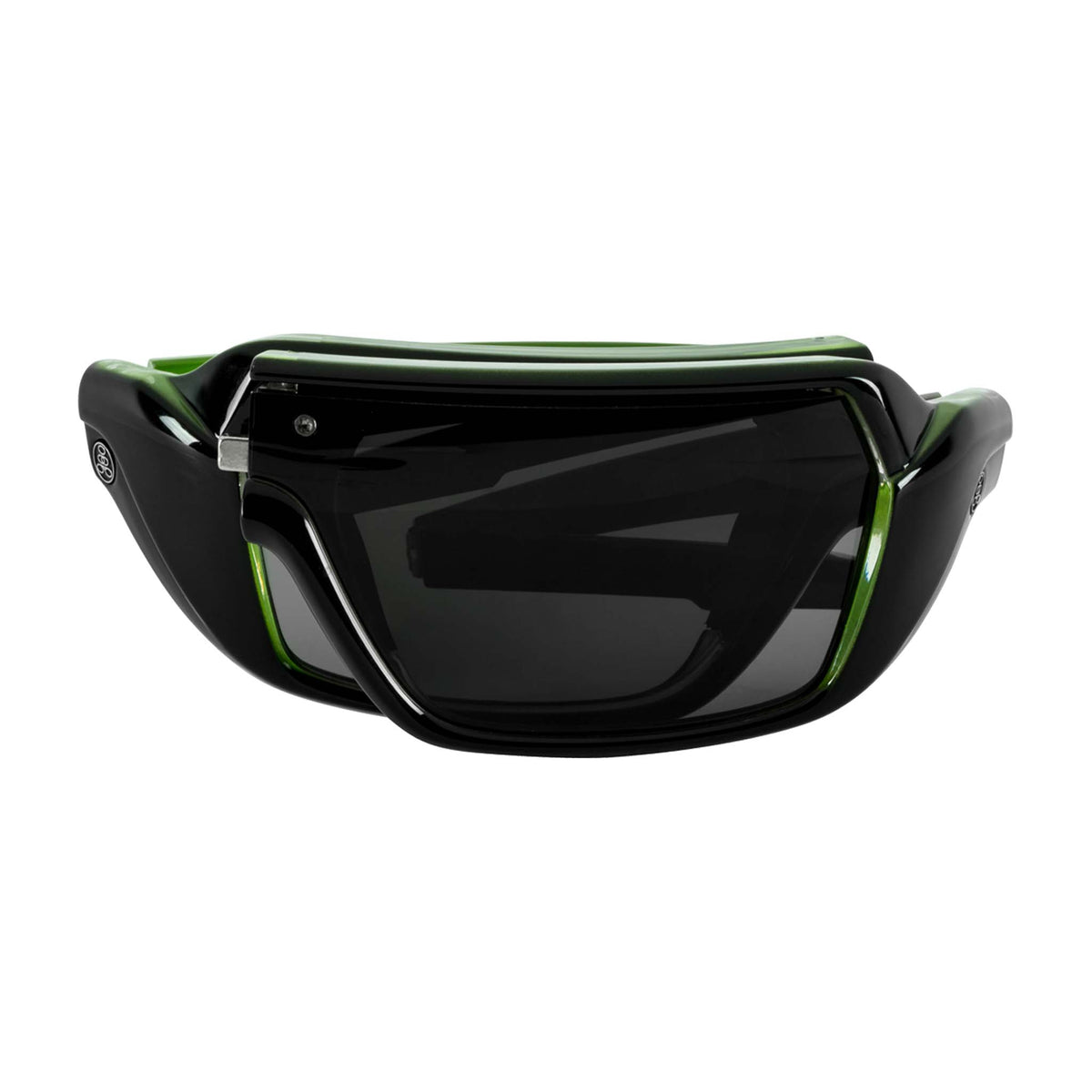 POPSTORM | Gloss Black/Green Crystal | Polarized Gray | Popticals