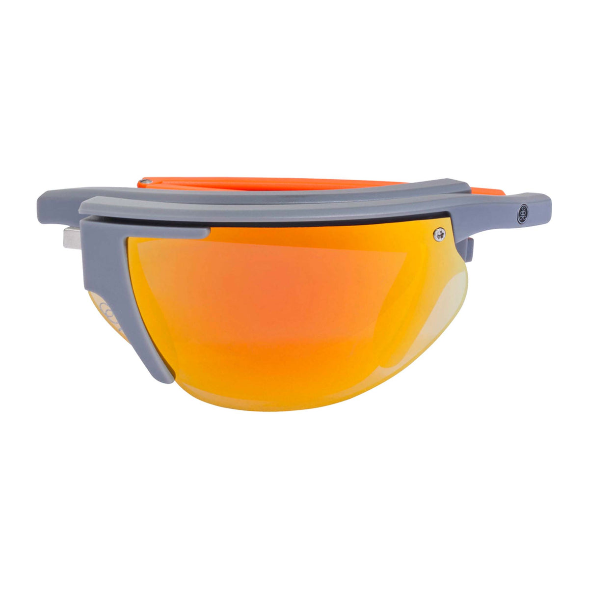 POPTRAIL | Small Matte Gray/Orange | Polarized Gray/Orange Mirror | Popticals